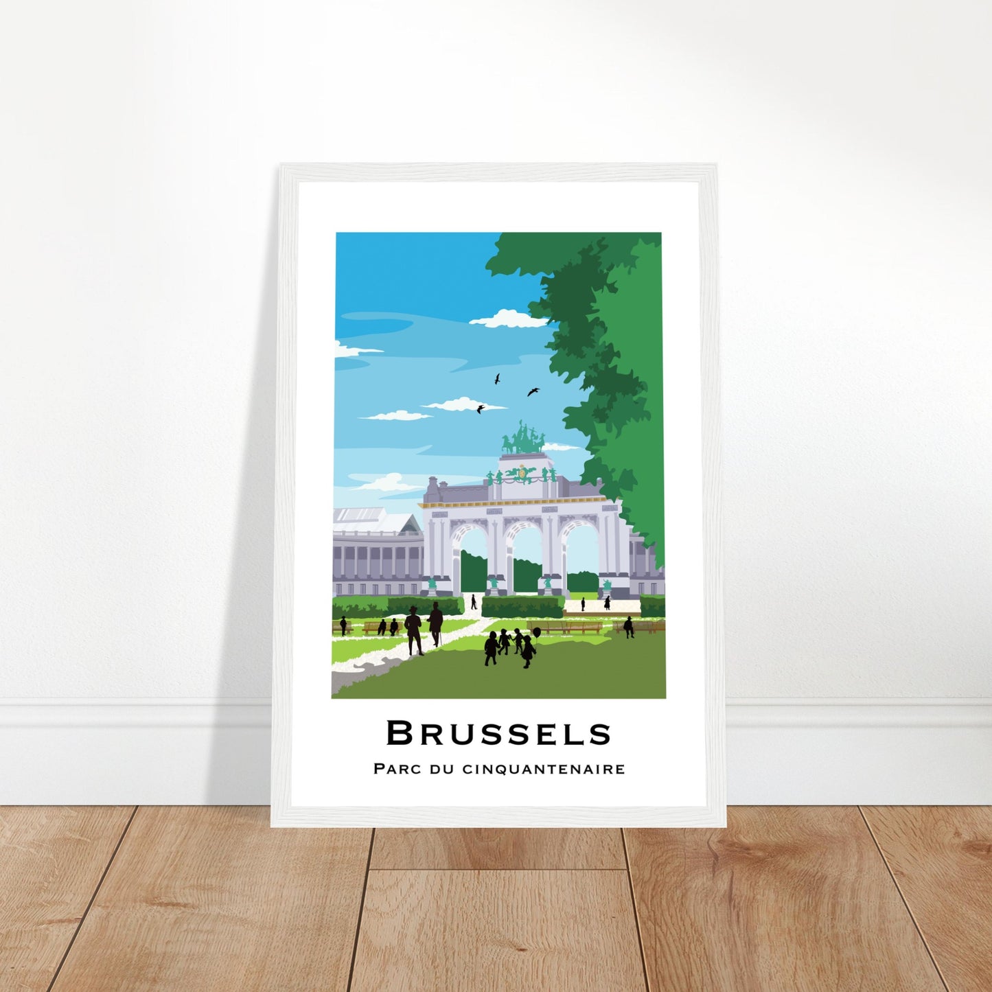 Brussels, Belgium - Cinquantenaire City Poster