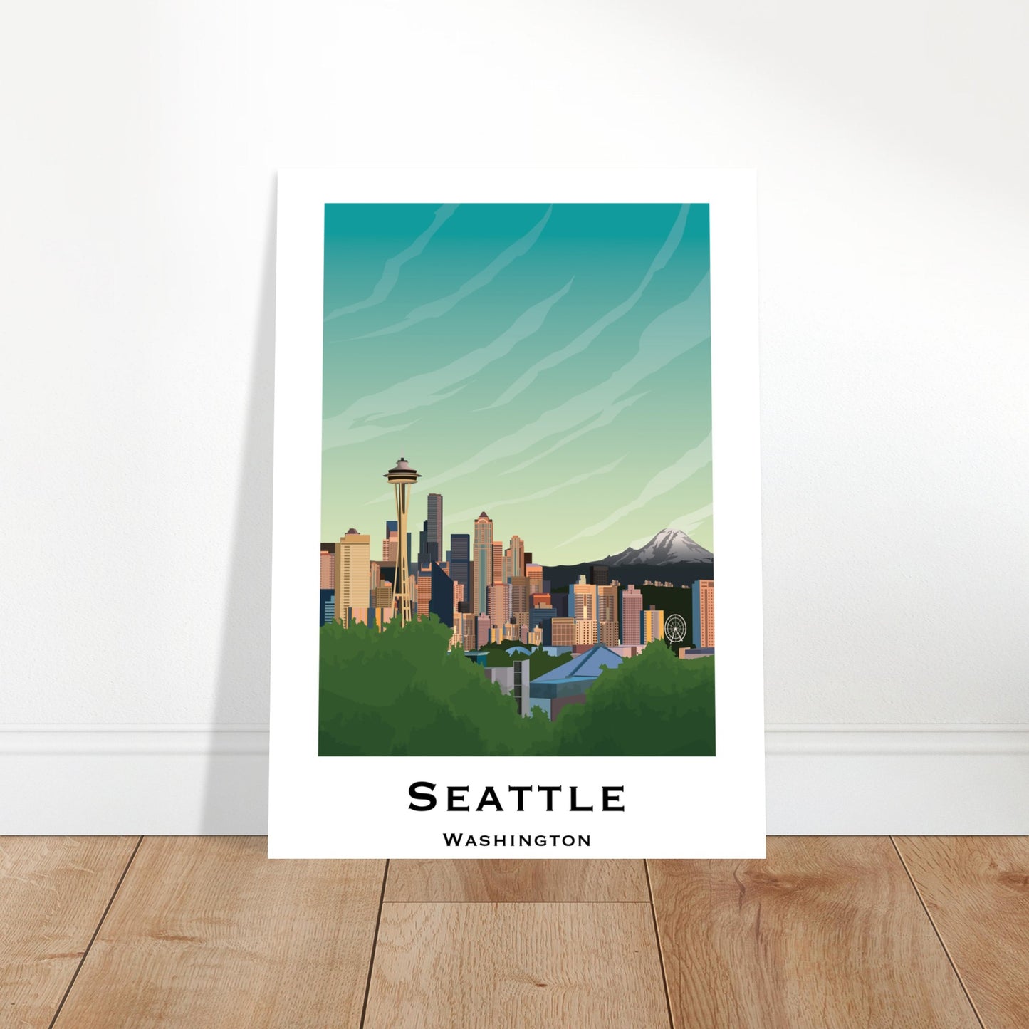 Seattle, United States - Space Needle Skyline Poster