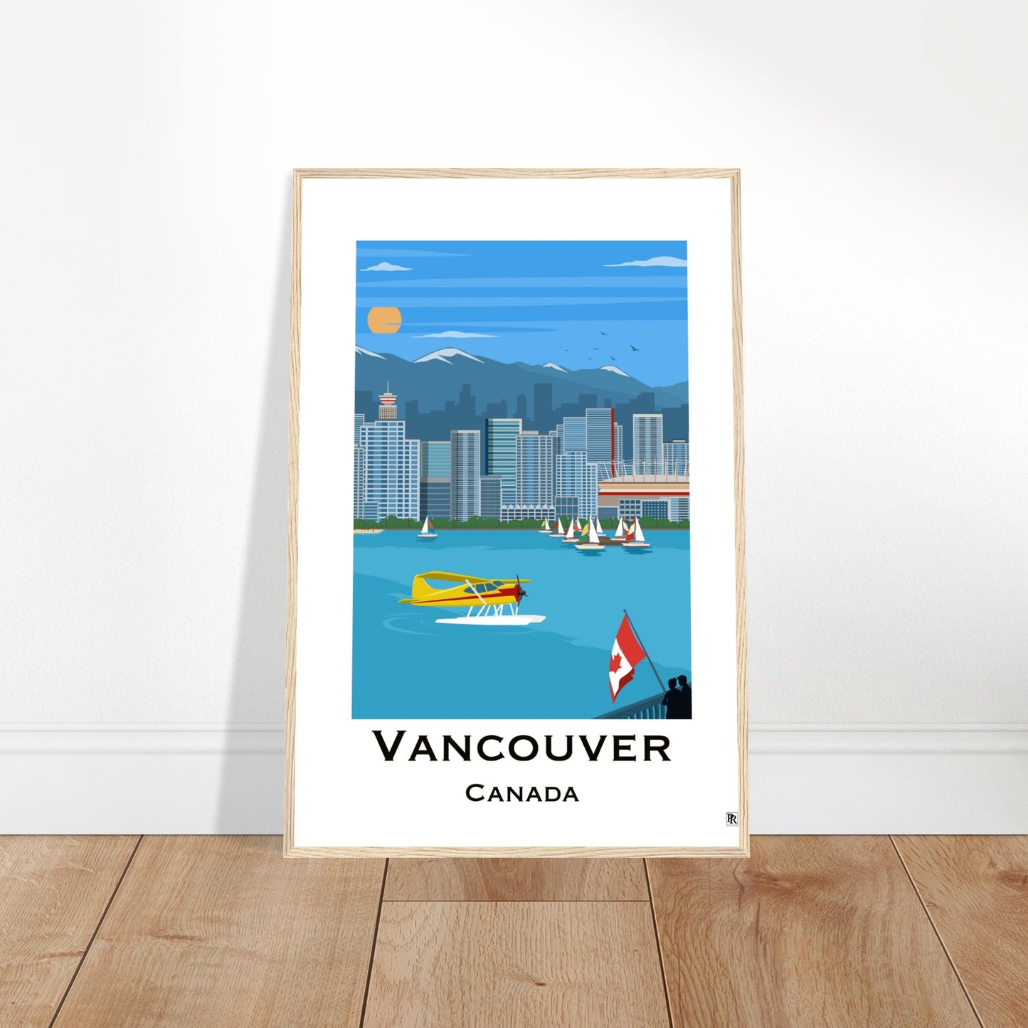 Vancouver, Canada - False Creek City Poster