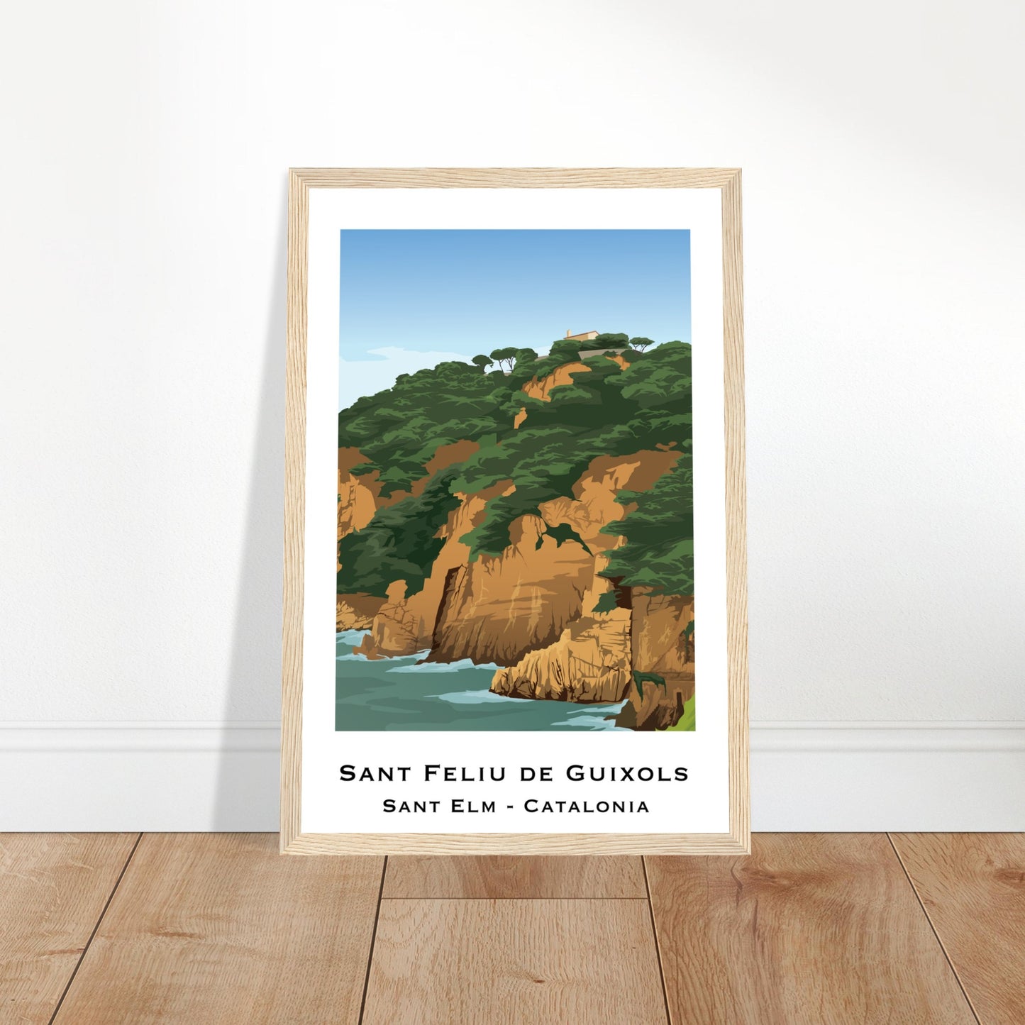 Sant Feliu de Guixols, Spain -  Sant Elm Poster