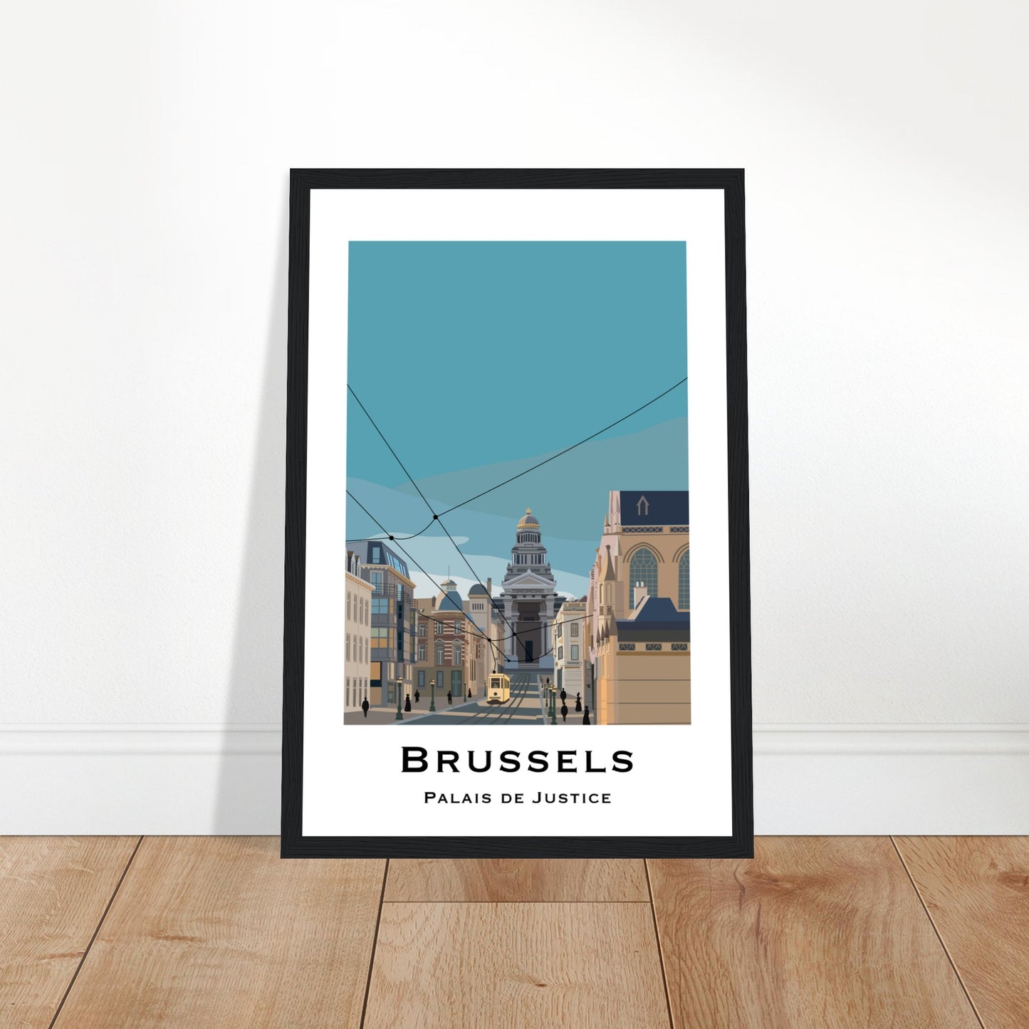 Brussels, Belgium - Palais de Justice City Poster