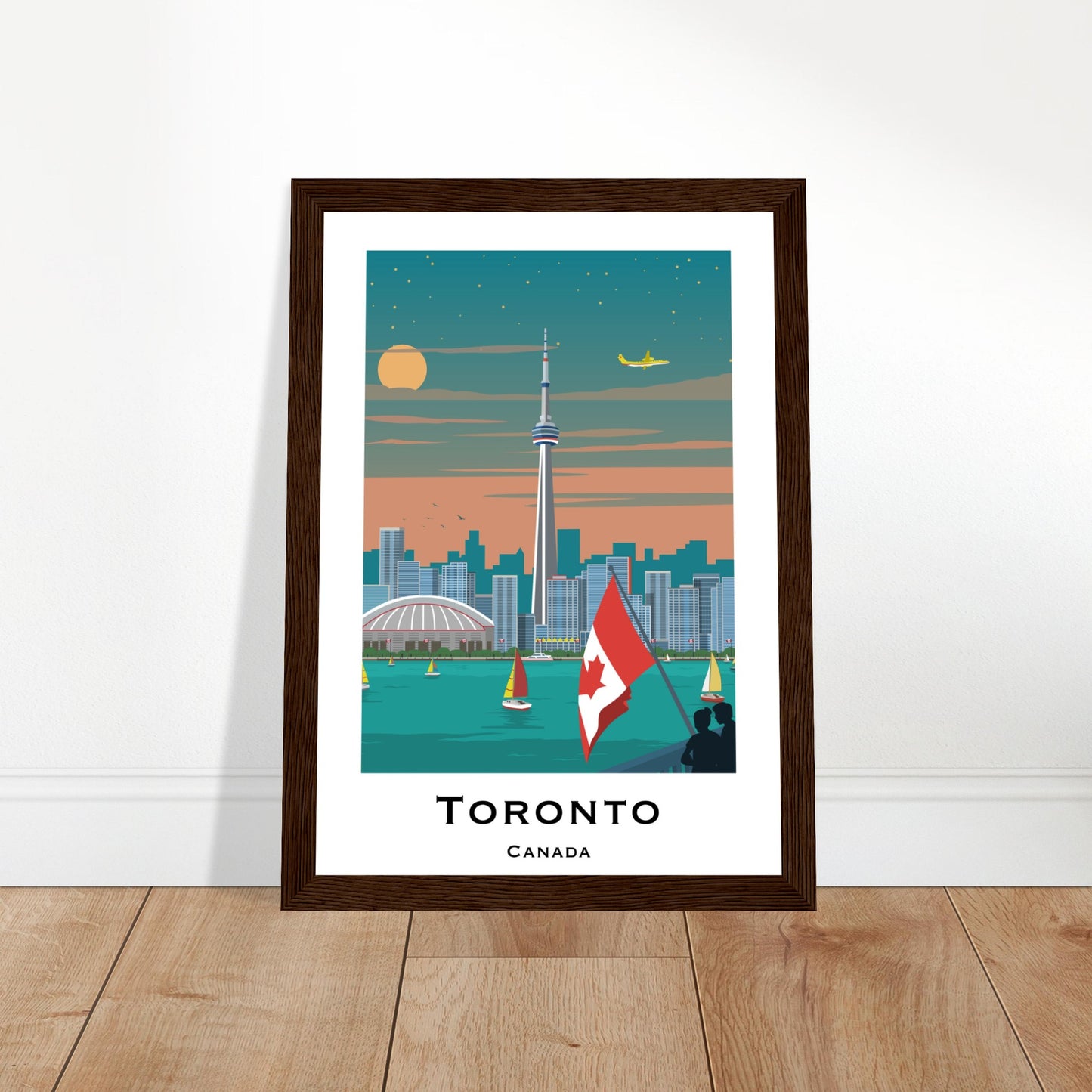 Toronto, Canada - CN Tower Skyline Poster