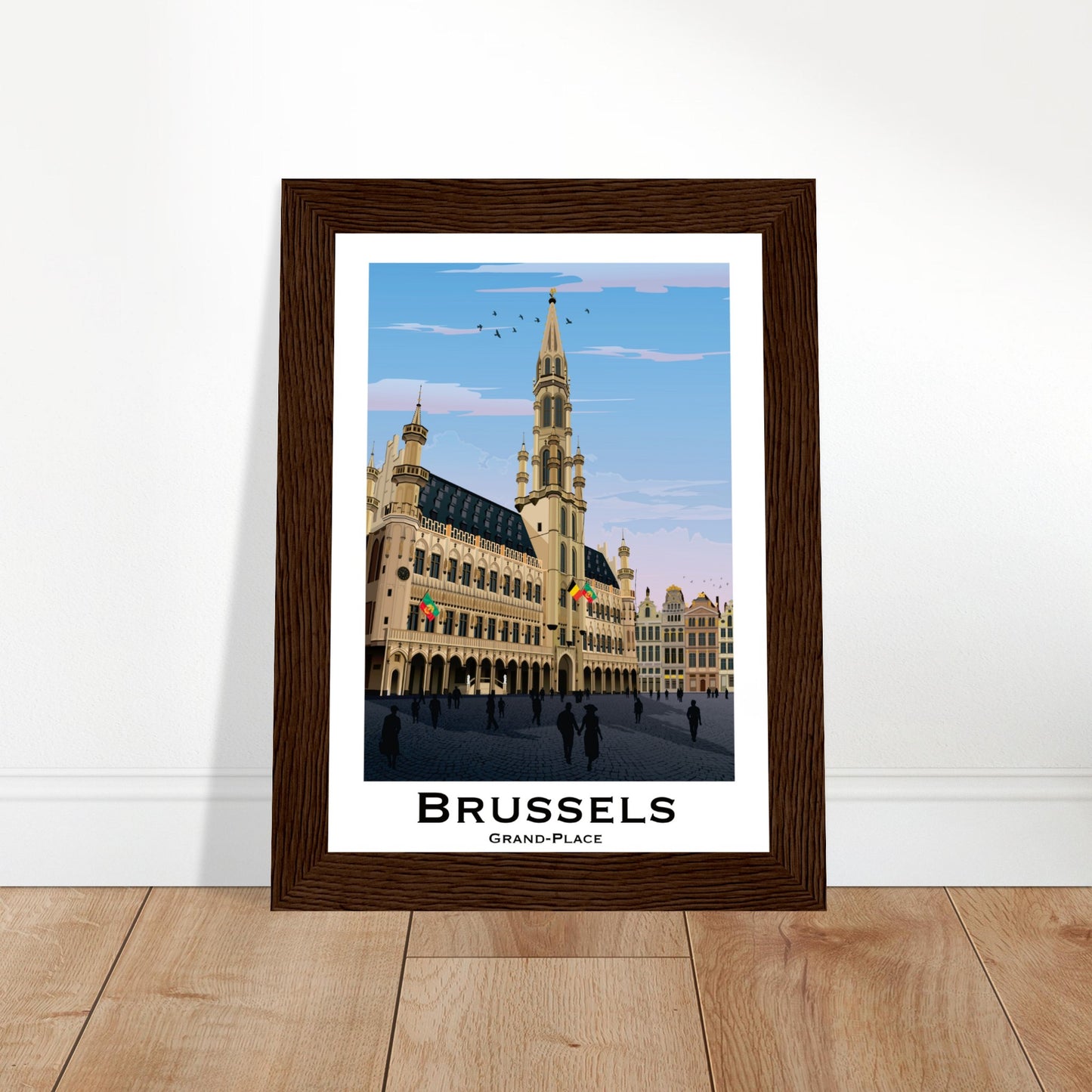 Brussels, Belgium - Grand Place City Poster