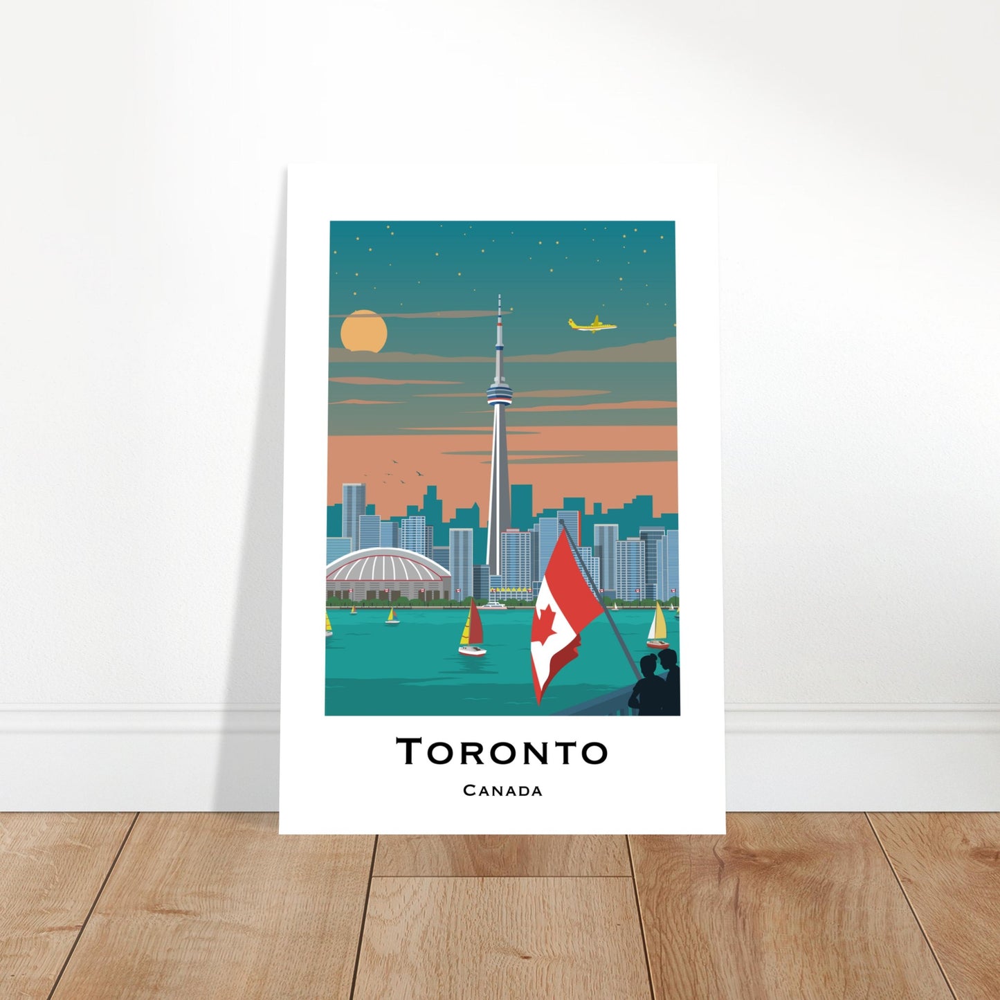 Toronto, Canada - CN Tower Skyline Poster