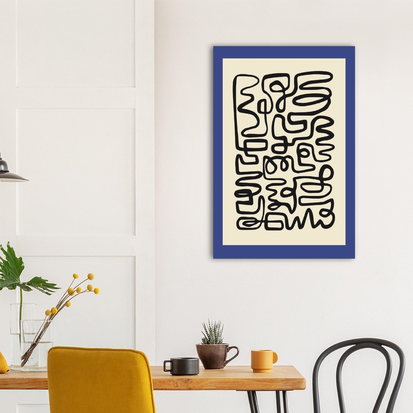 Unbroken Tangle- Abstract Modern Poster