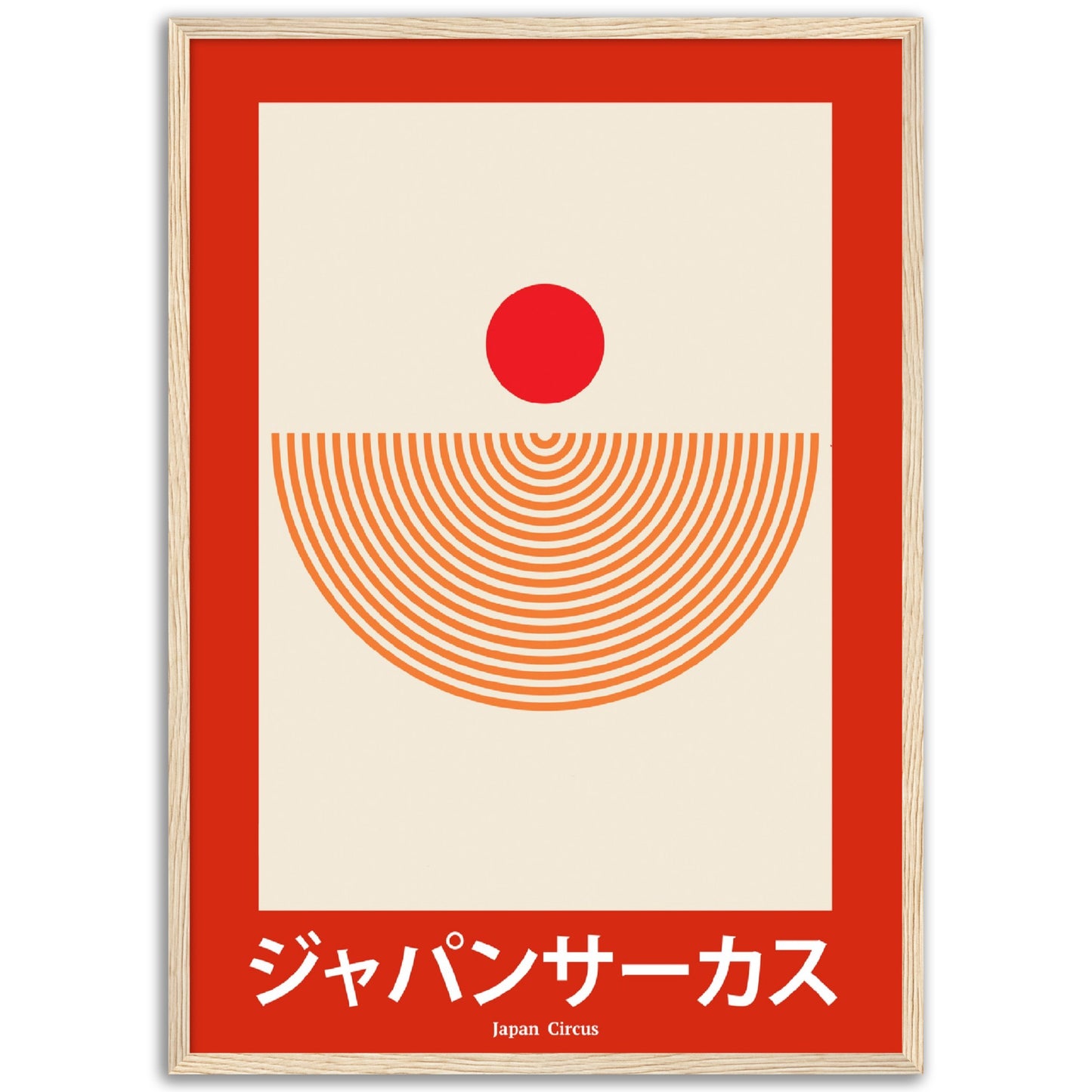 Japan Circus - Framed Abstract Japan Poster