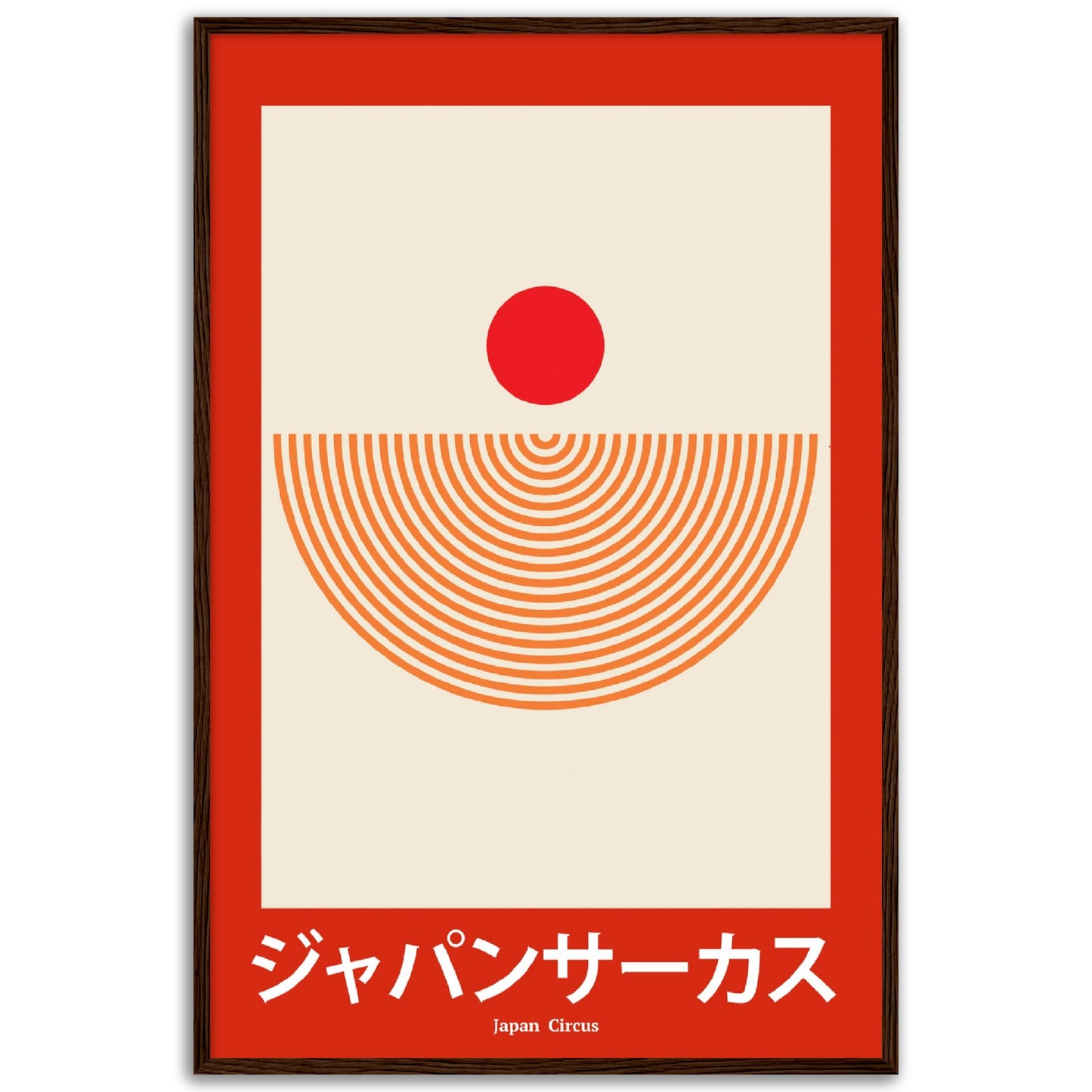 Japan Circus - Framed Abstract Japan Poster