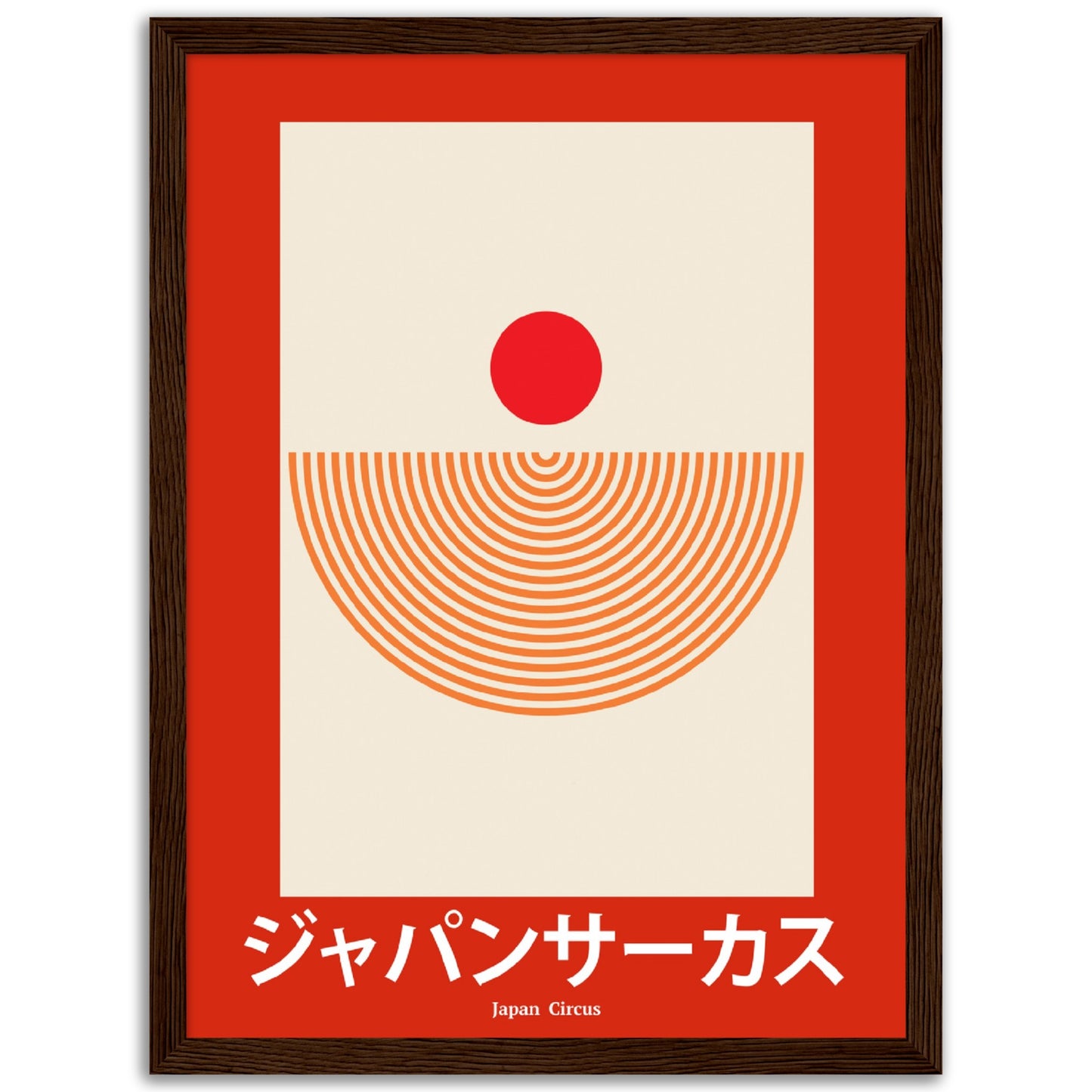 Japan Circus - Framed Abstract Japan Poster