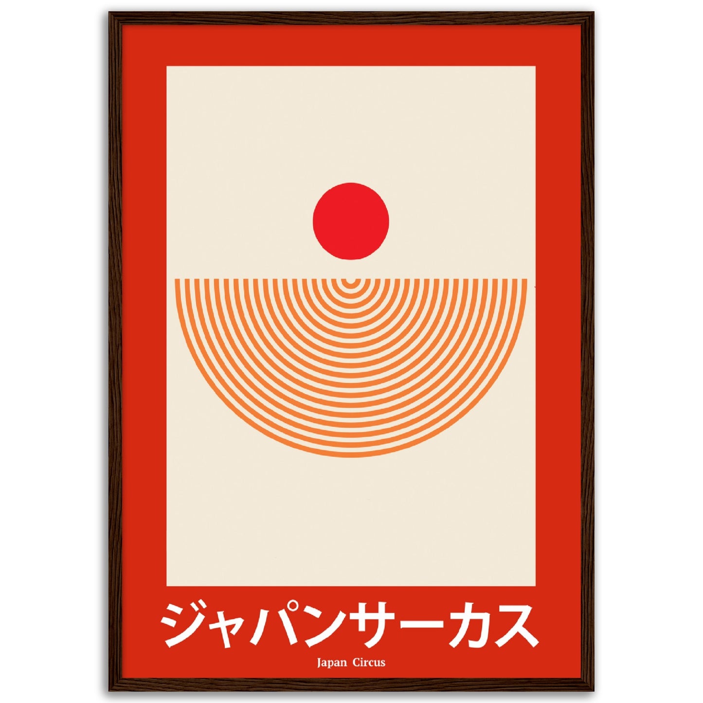 Japan Circus - Framed Abstract Japan Poster