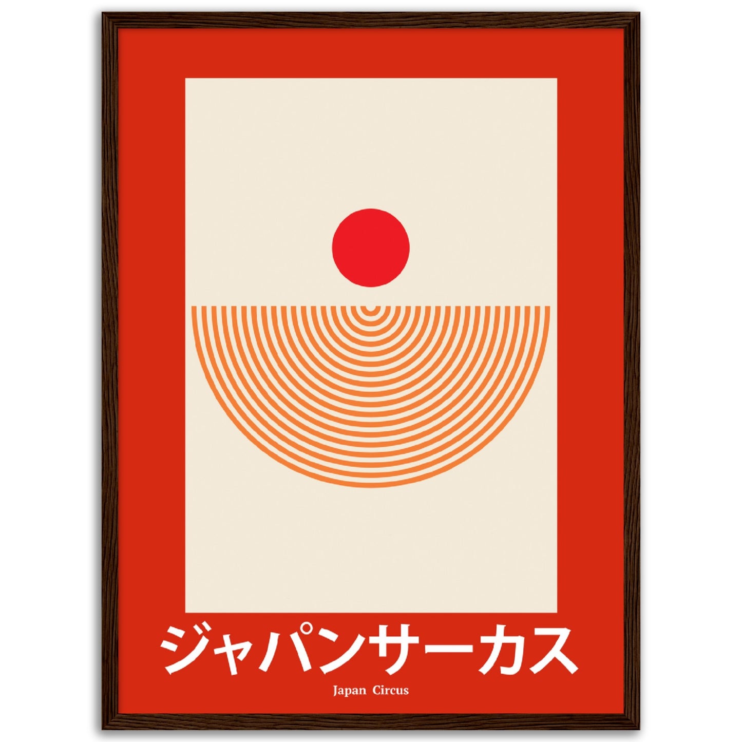 Japan Circus - Framed Abstract Japan Poster