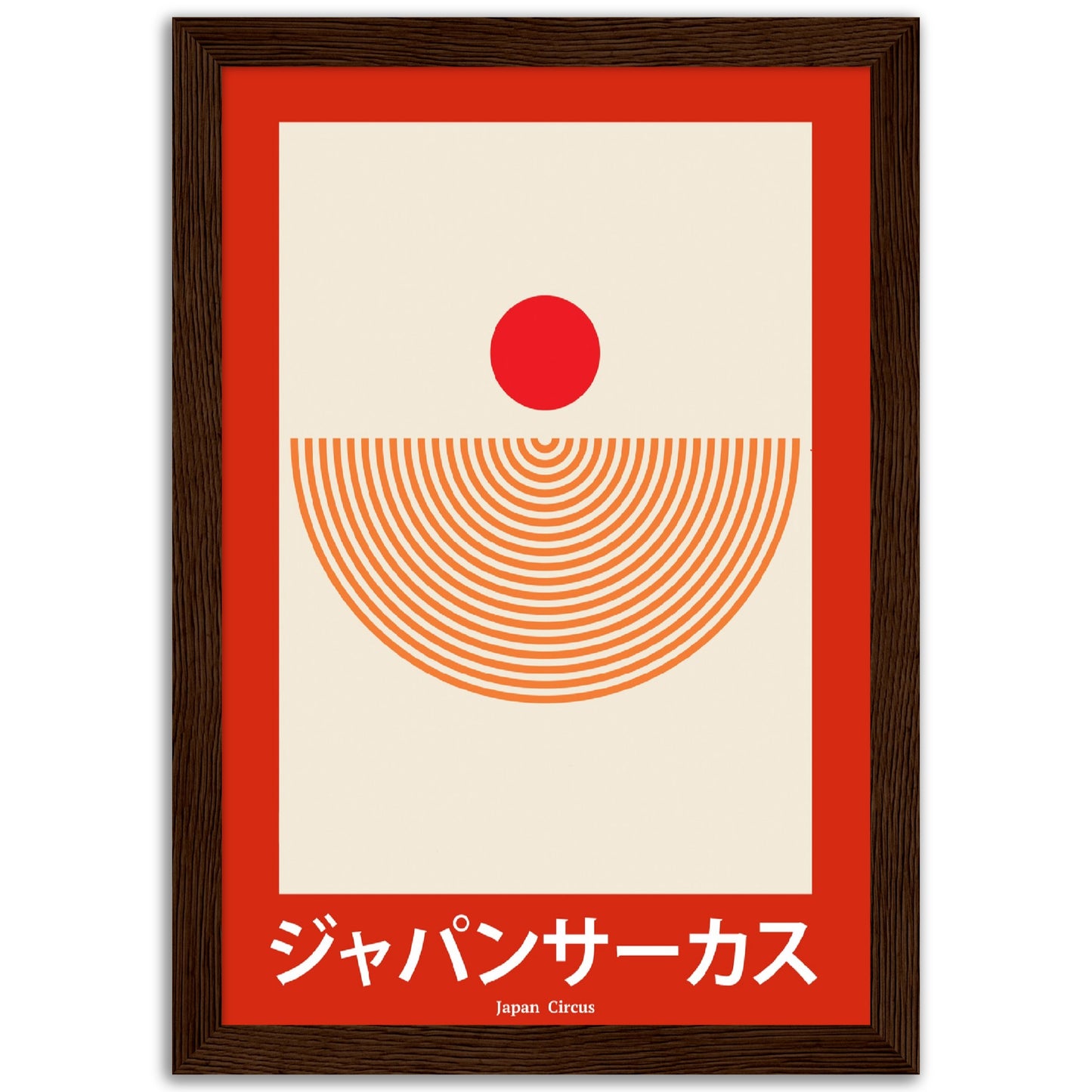 Japan Circus - Framed Abstract Japan Poster