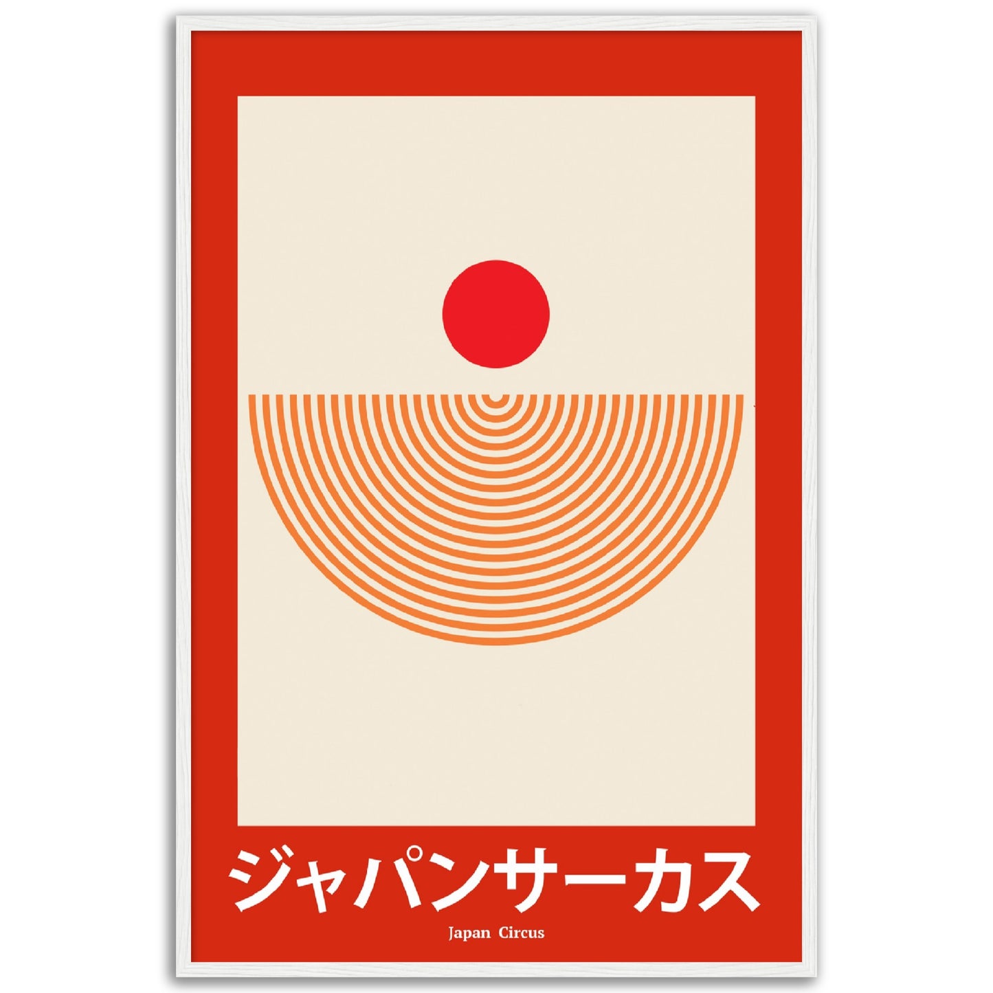 Japan Circus - Framed Abstract Japan Poster