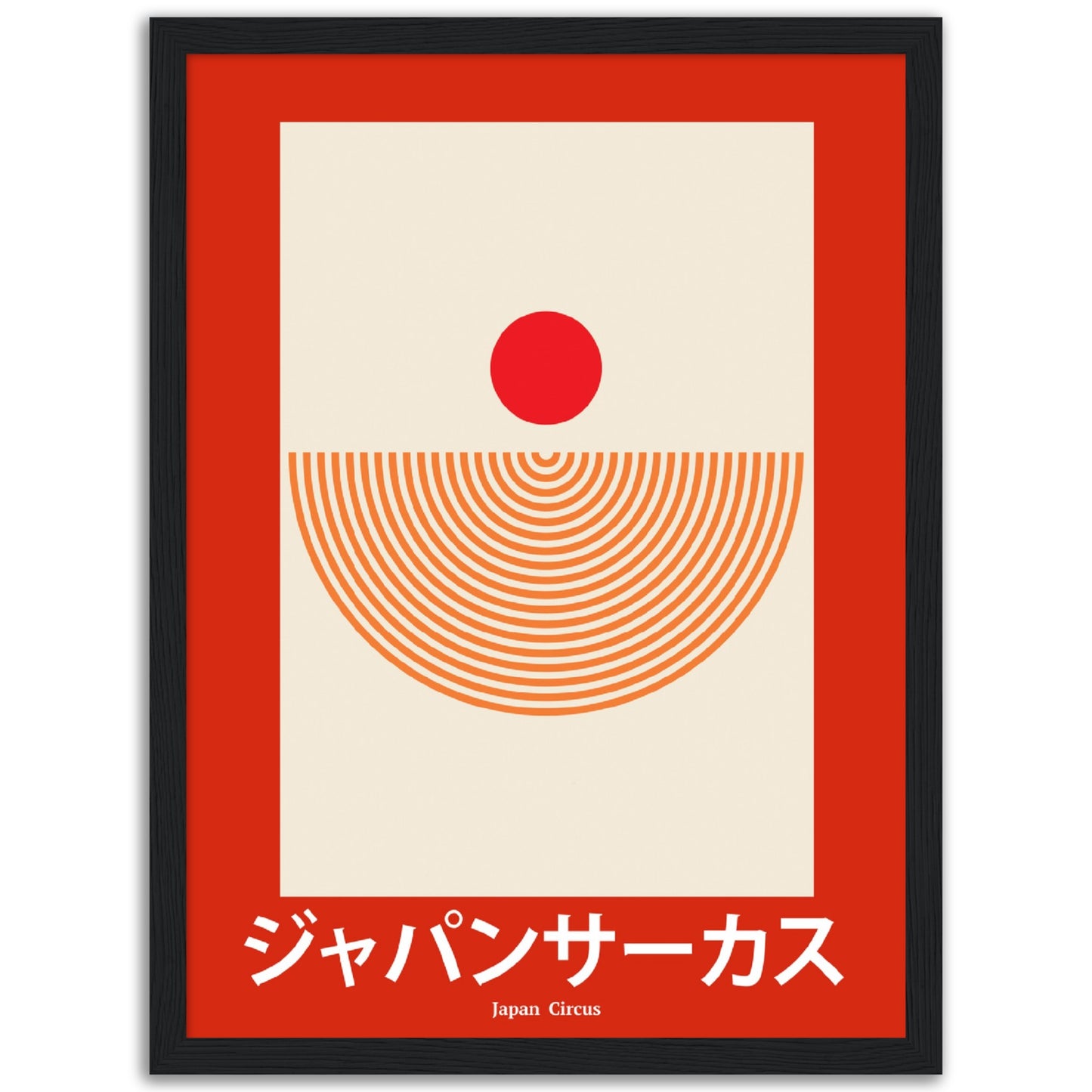 Japan Circus - Framed Abstract Japan Poster