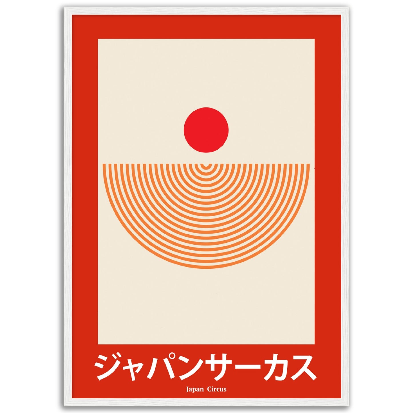 Japan Circus - Framed Abstract Japan Poster