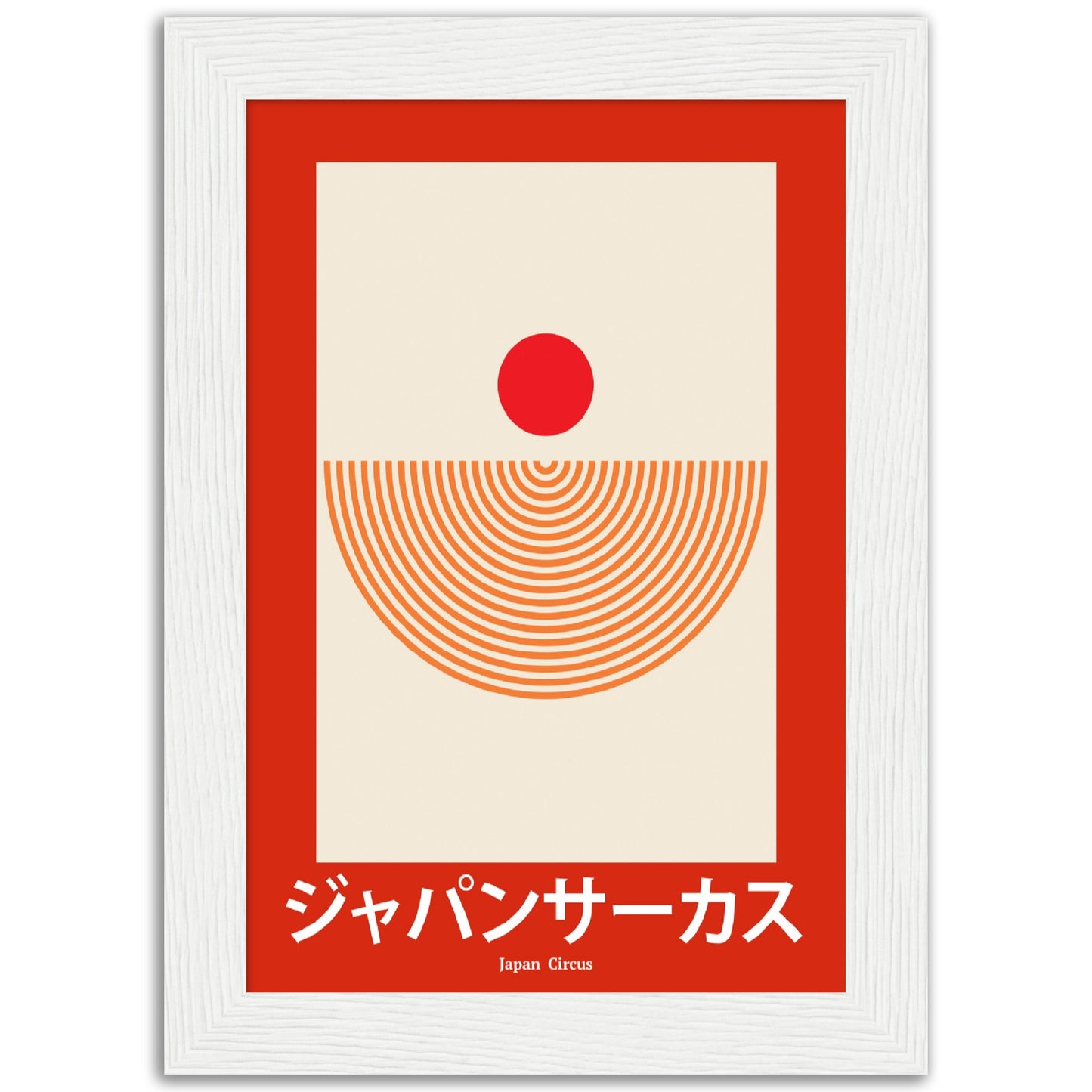 Japan Circus - Framed Abstract Japan Poster