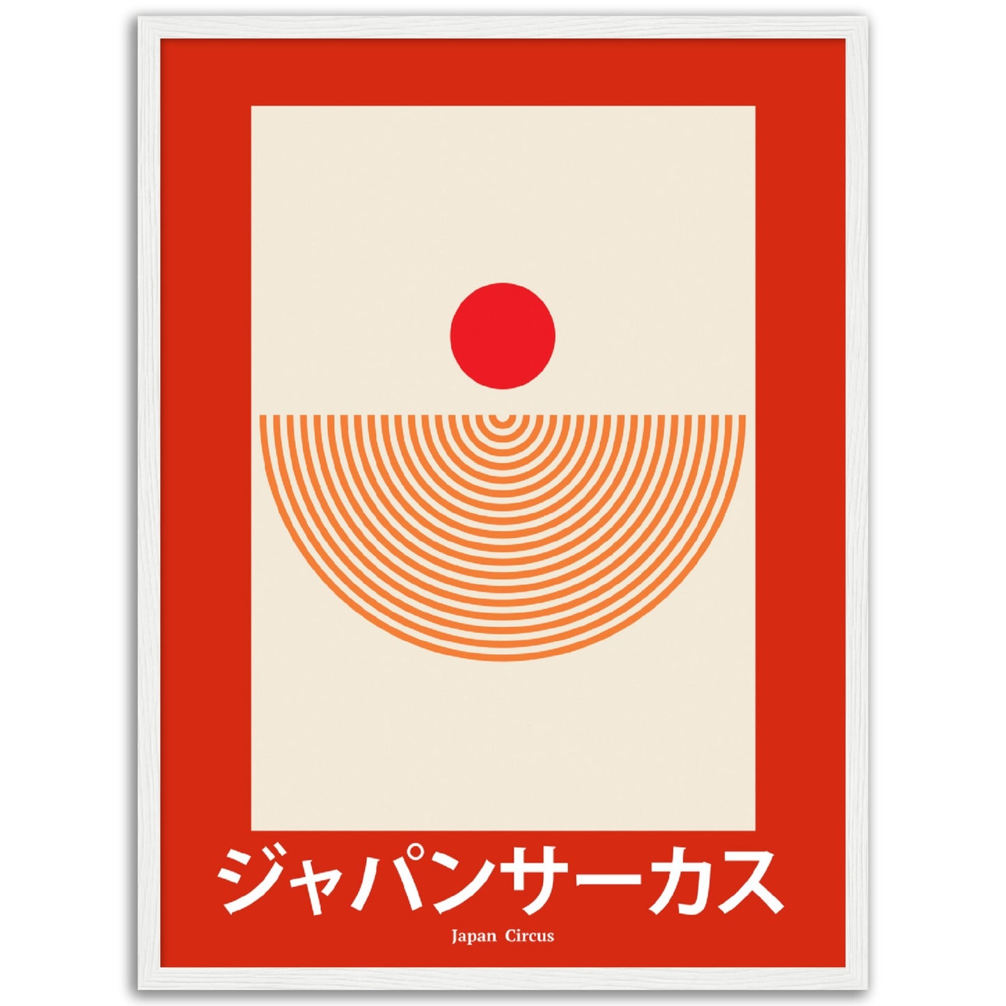 Japan Circus - Framed Abstract Japan Poster