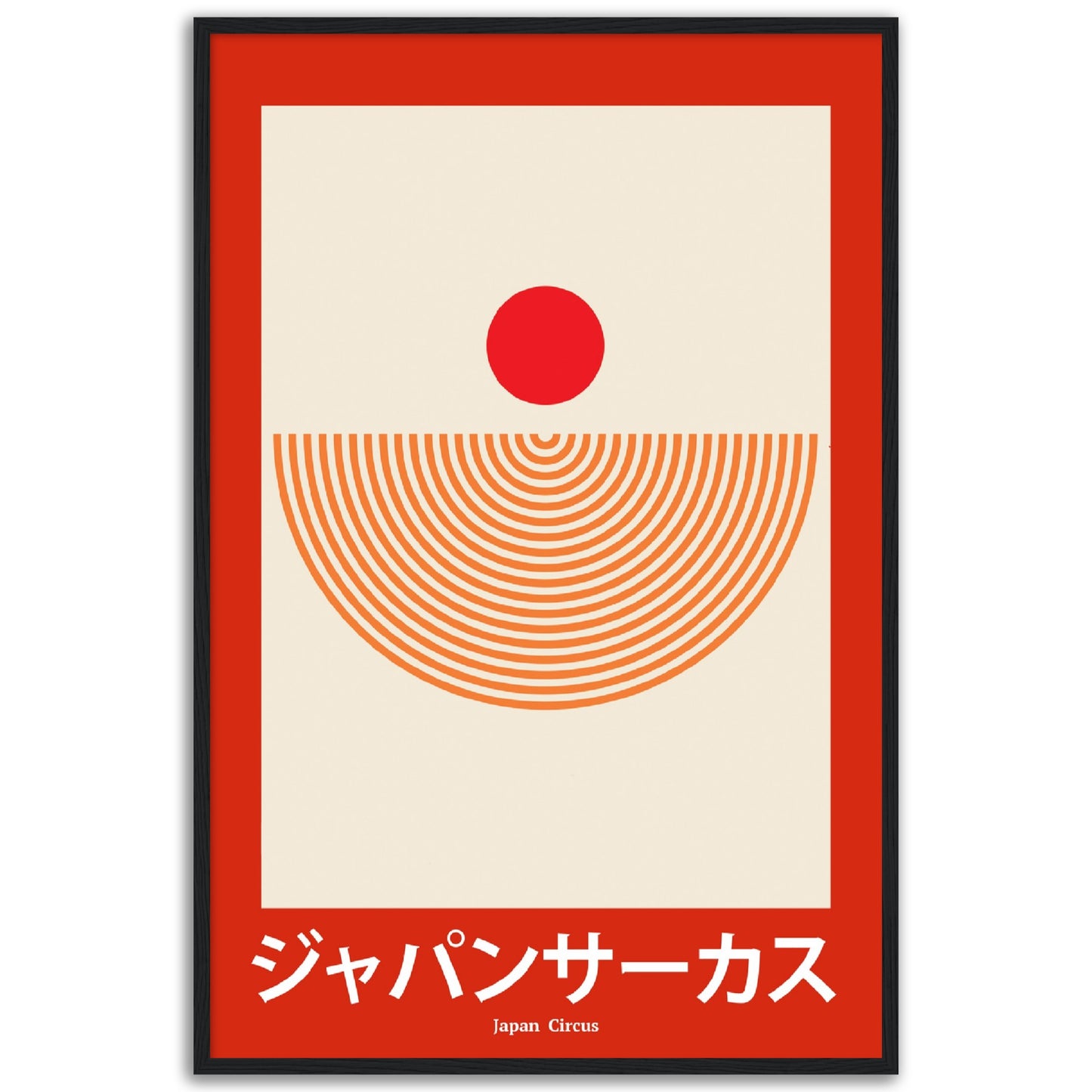 Japan Circus - Framed Abstract Japan Poster