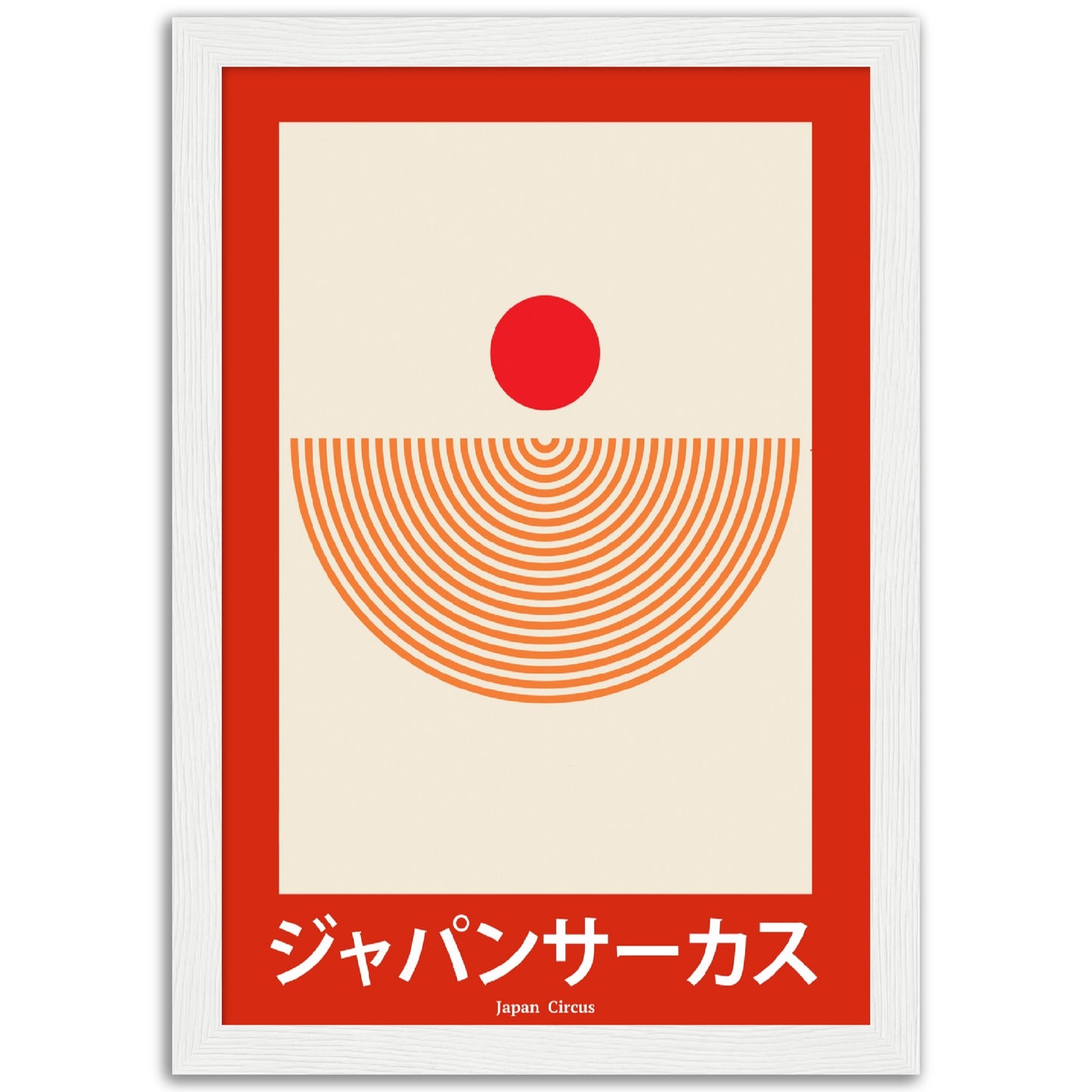 Japan Circus - Framed Abstract Japan Poster