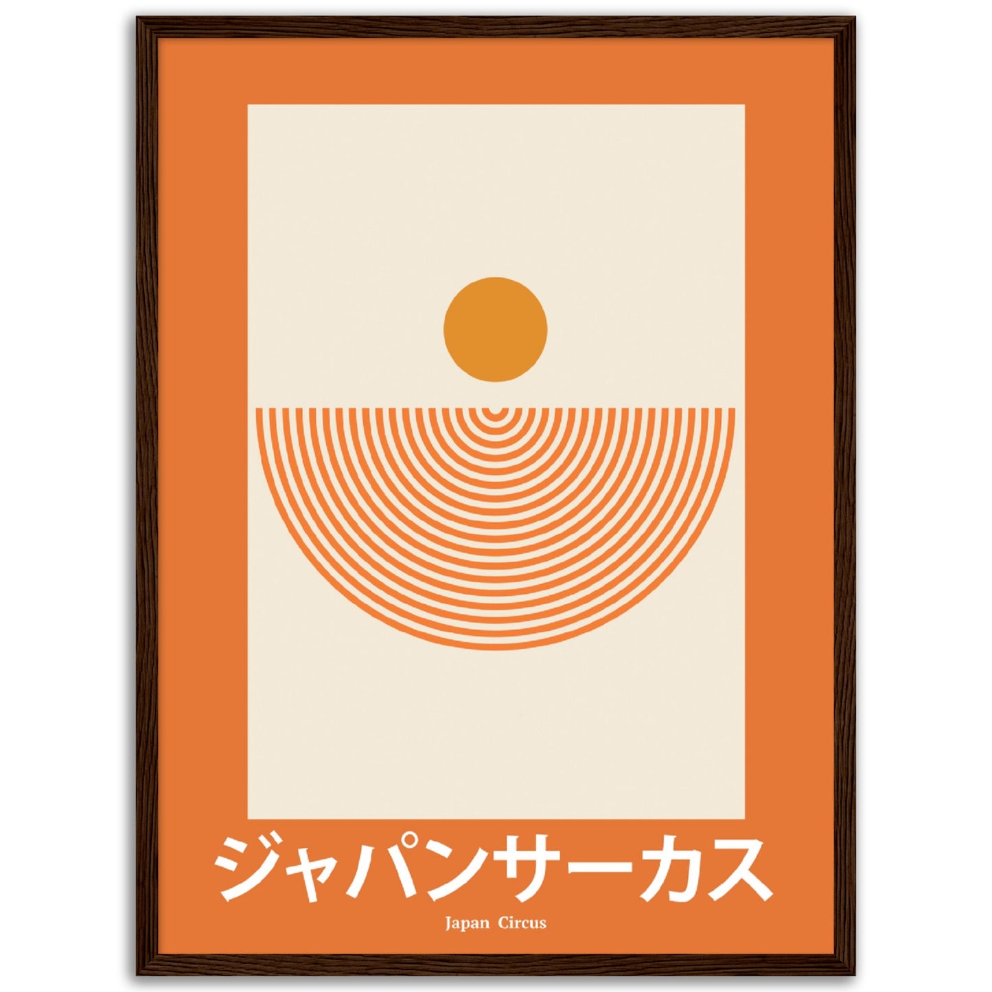 Japan Circus - Framed Abstract Japan Poster