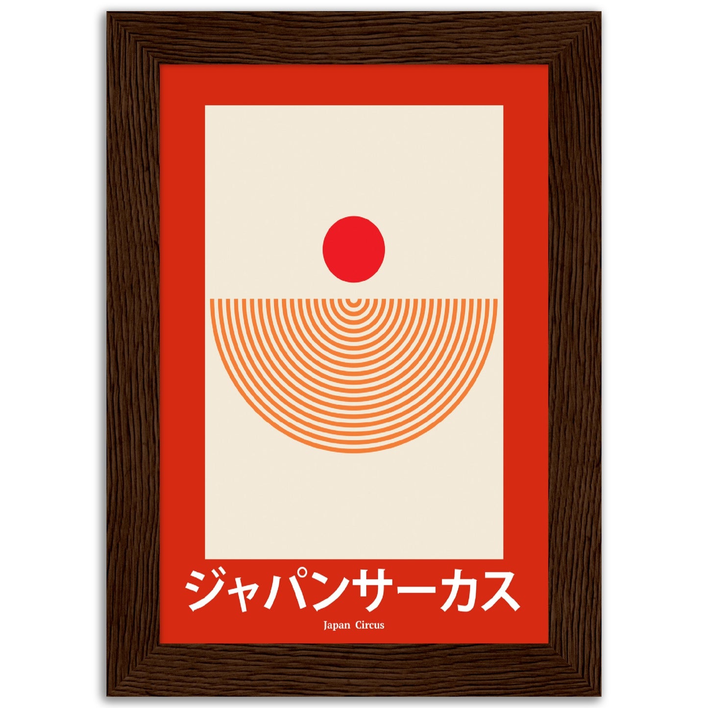 Japan Circus - Framed Abstract Japan Poster