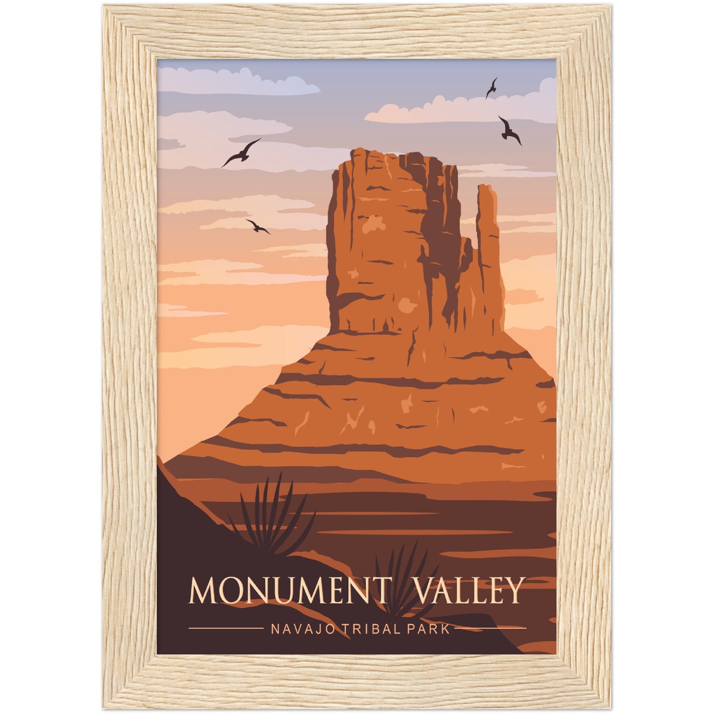 USA - Monument Valley Framed Poster