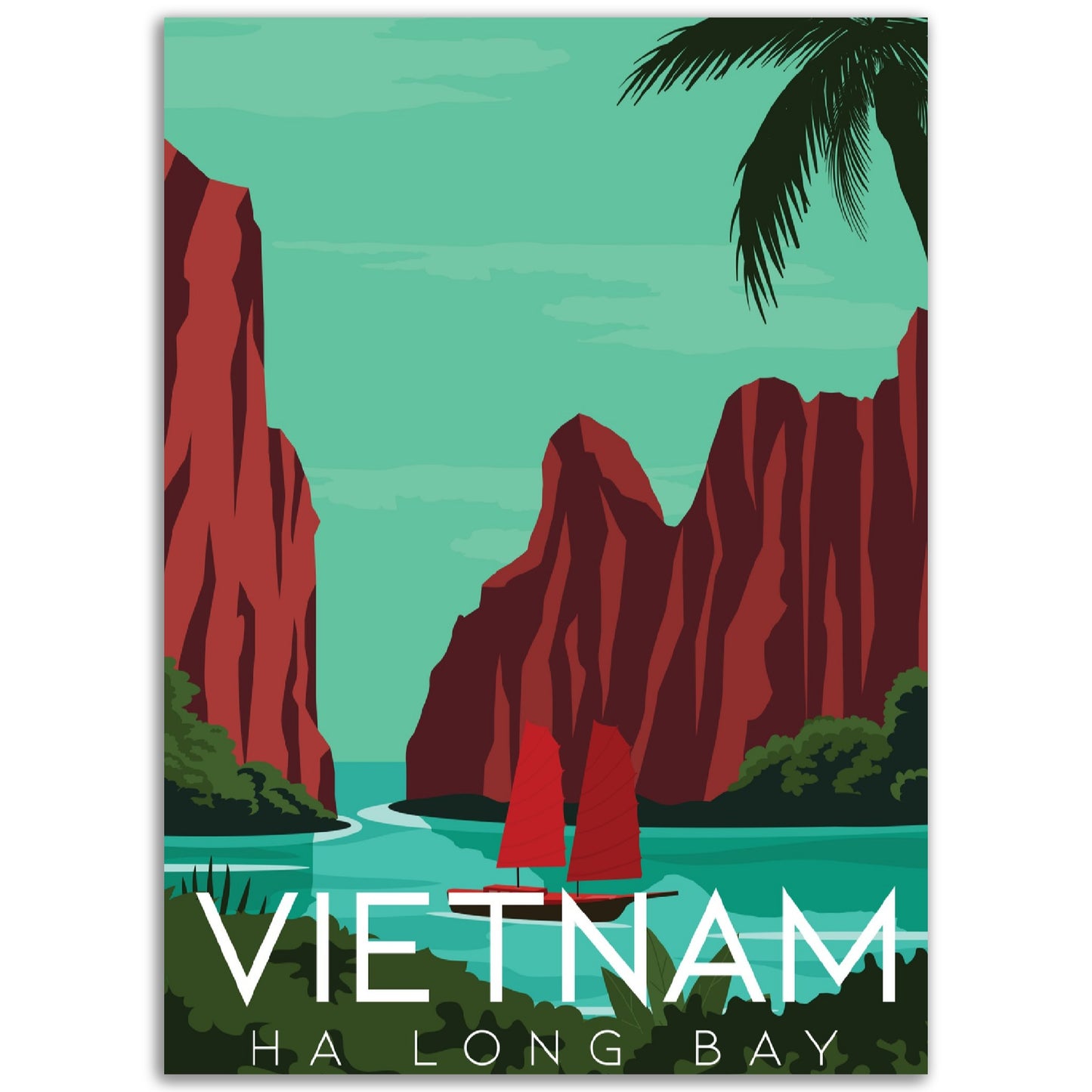 Vietnam - Ha Long Bay Poster