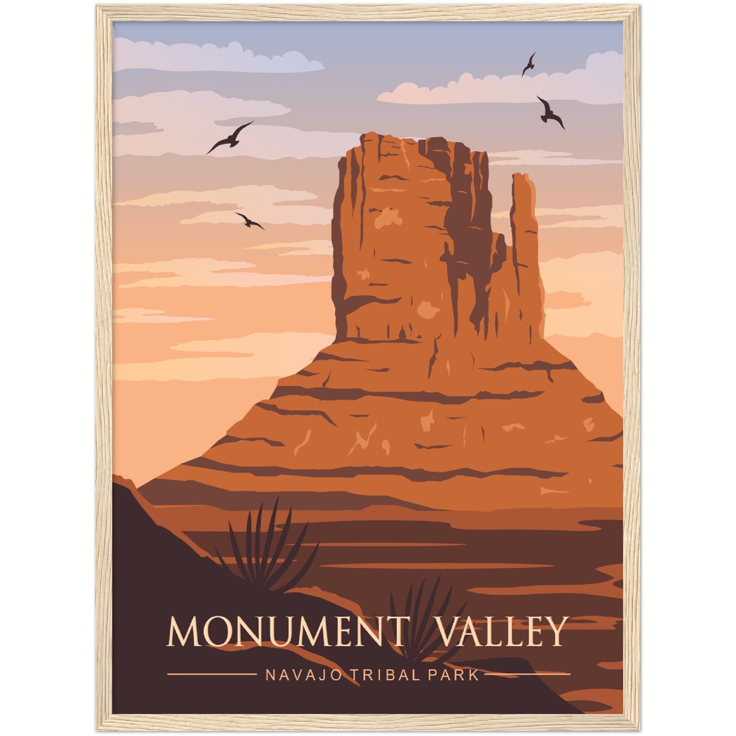 USA - Monument Valley Framed Poster