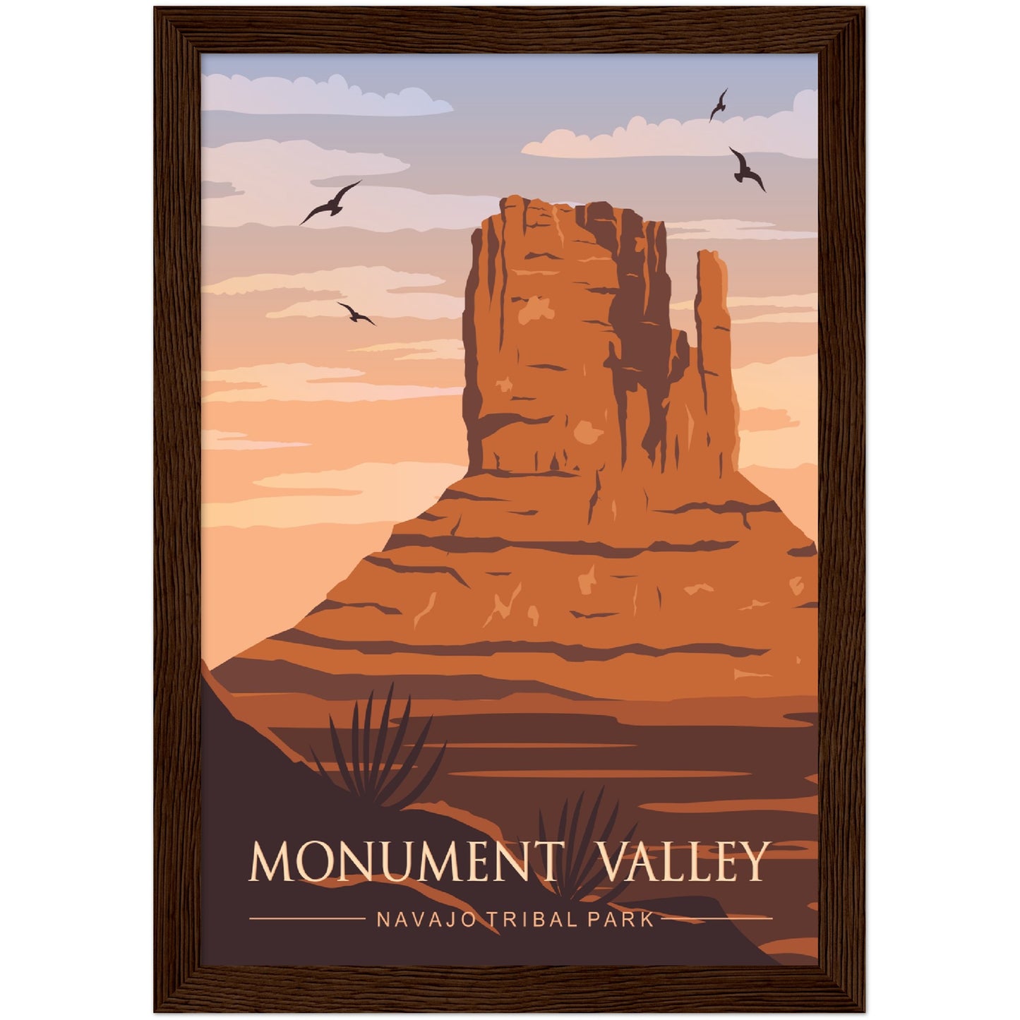 USA - Monument Valley Framed Poster