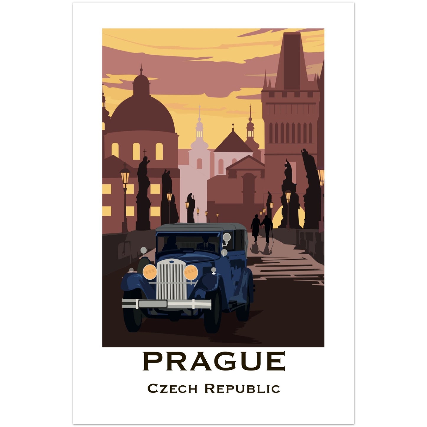 Prague - Charles Bridge Poster