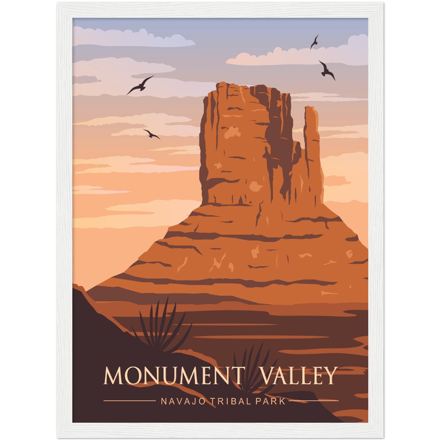 USA - Monument Valley Framed Poster