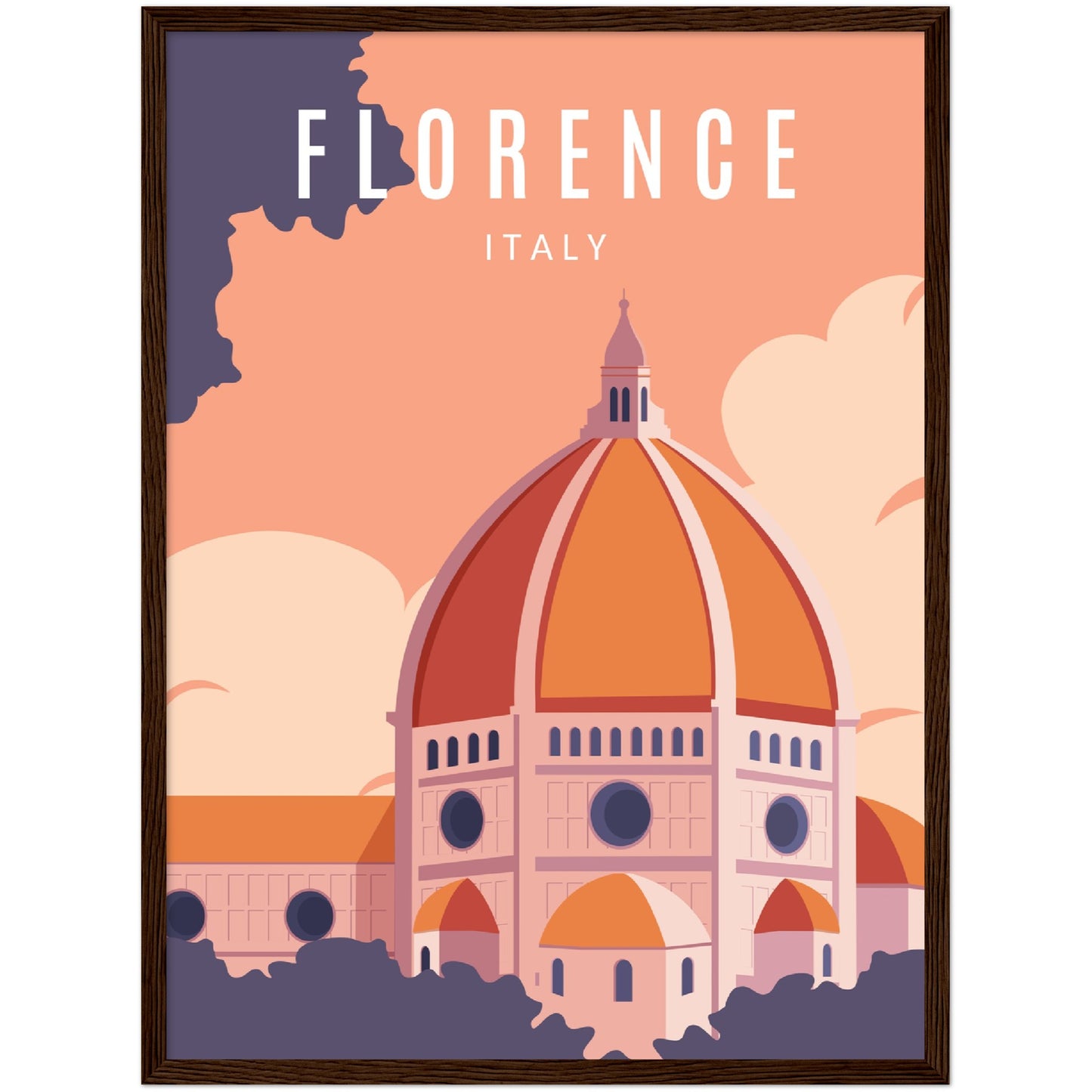 Florence - Duomo Framed Poster