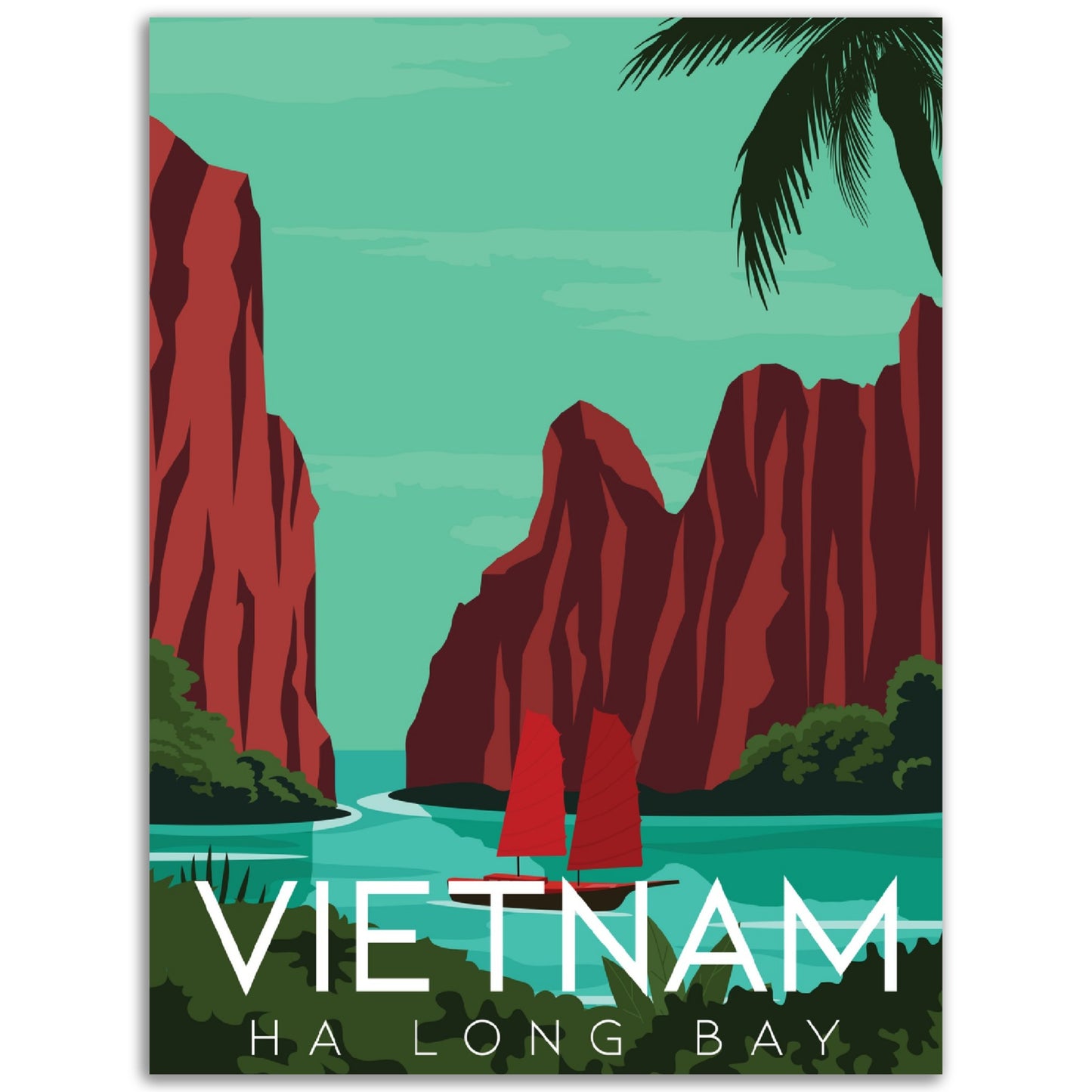 Vietnam - Ha Long Bay Poster