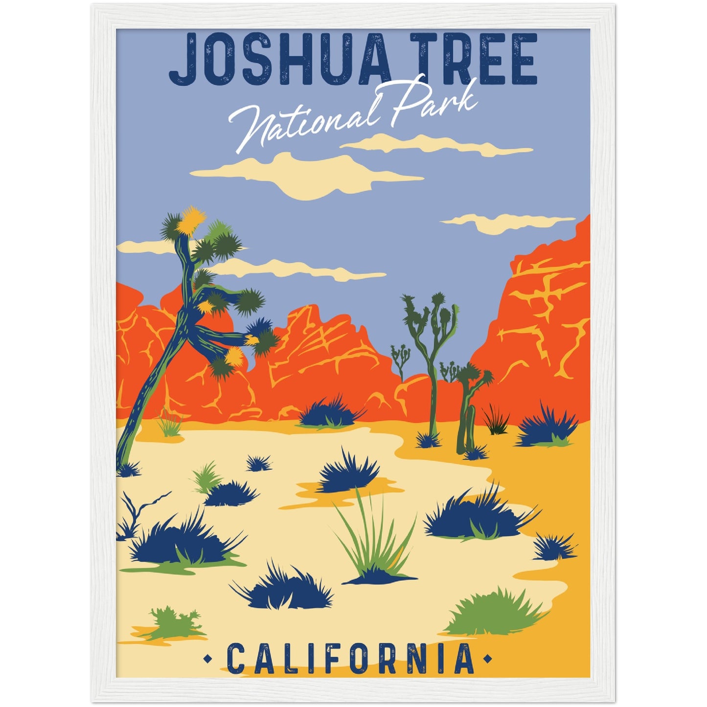 USA - Joshua Tree National Park Framed Poster