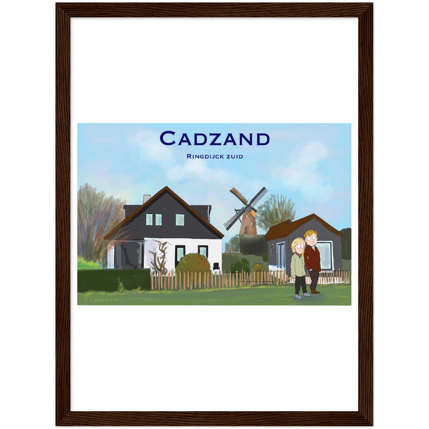 Cadzand Customized Poster ( Framed)