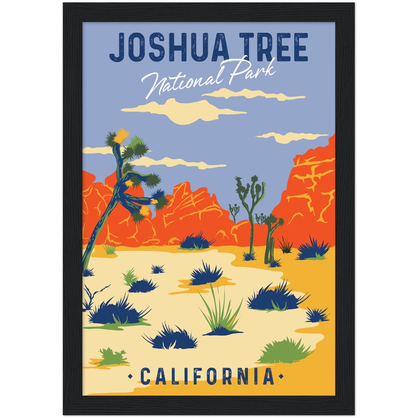 USA - Joshua Tree National Park Framed Poster