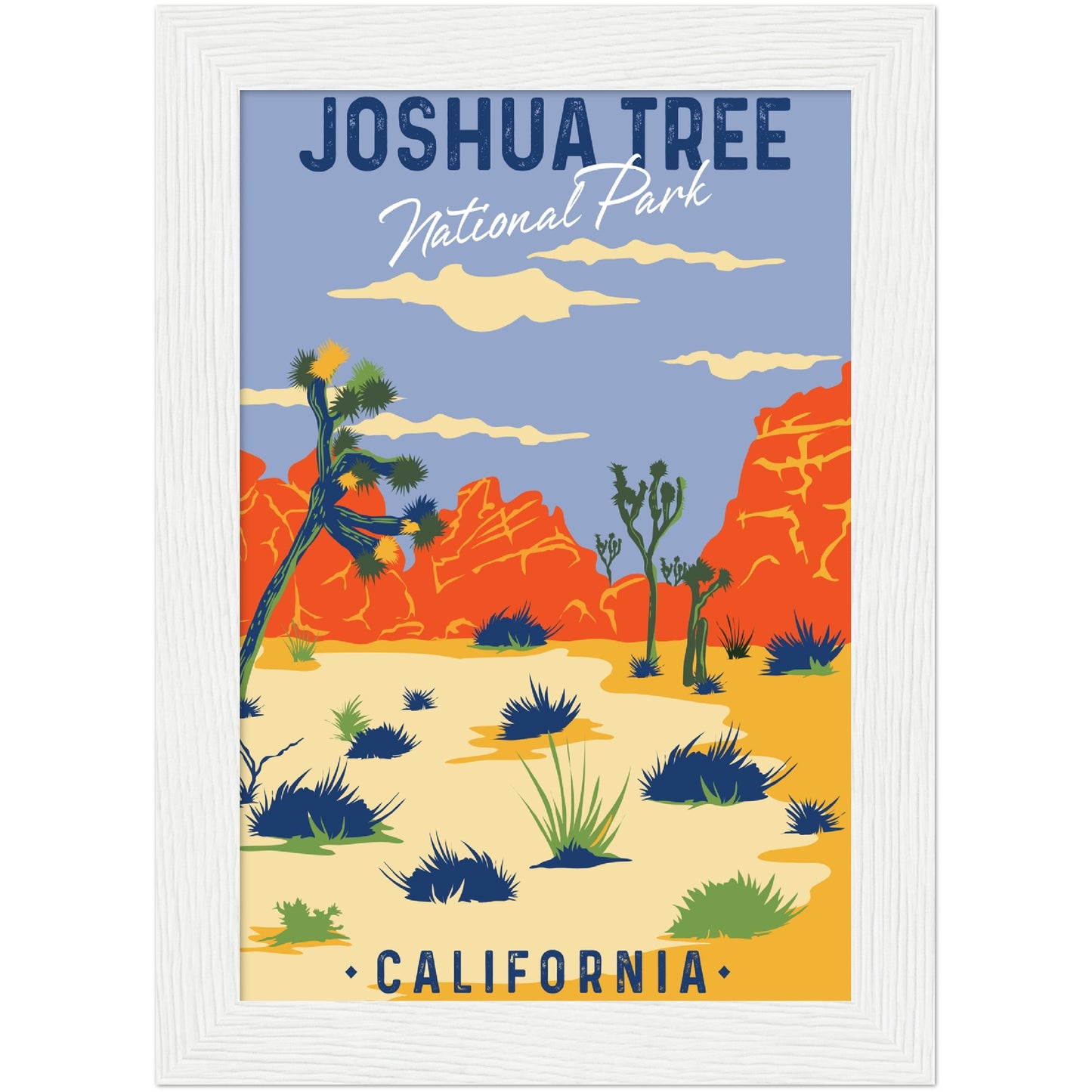 USA - Joshua Tree National Park Framed Poster