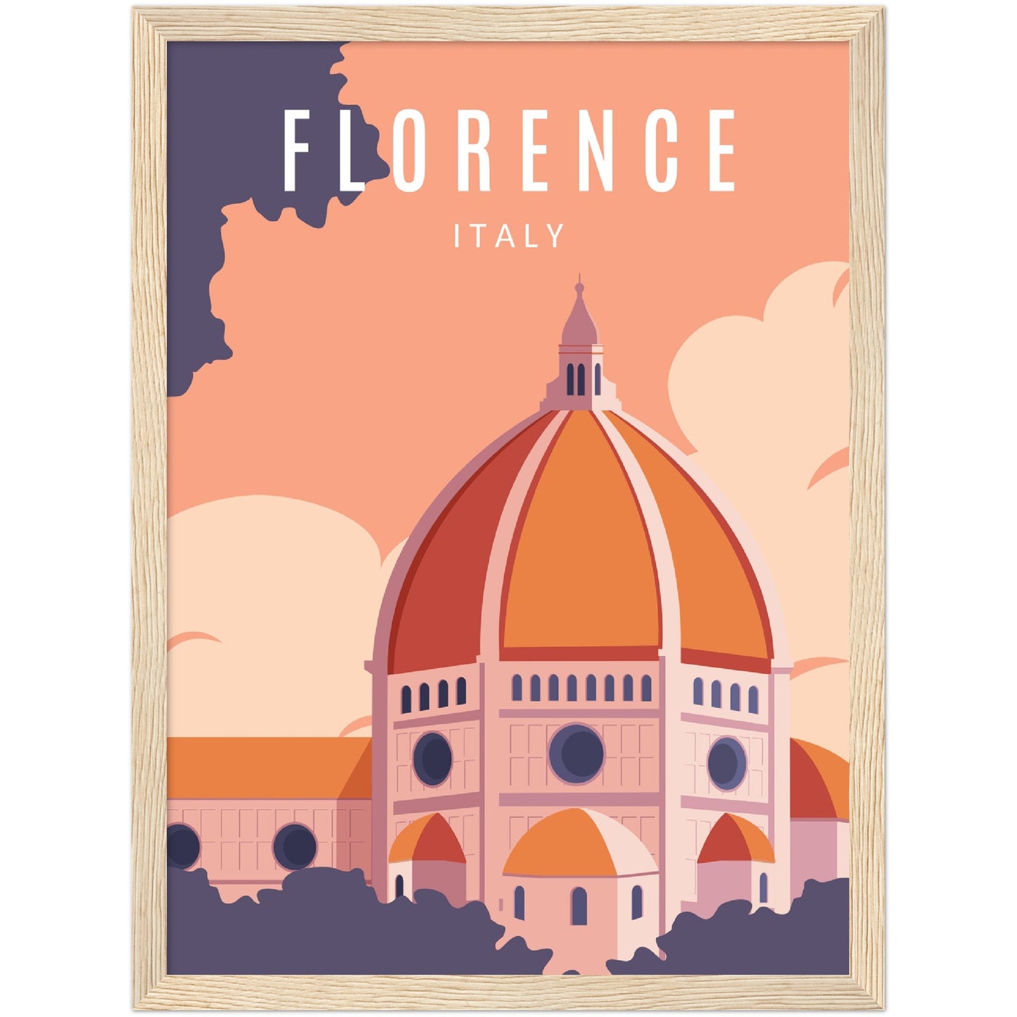 Florence - Duomo Framed Poster