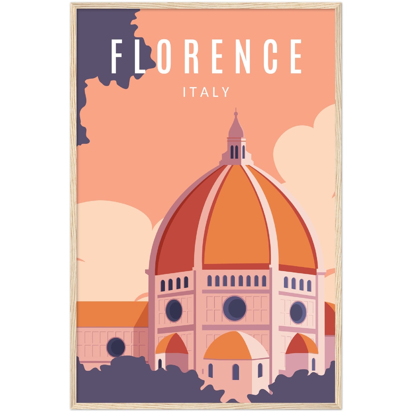 Florence - Duomo Framed Poster