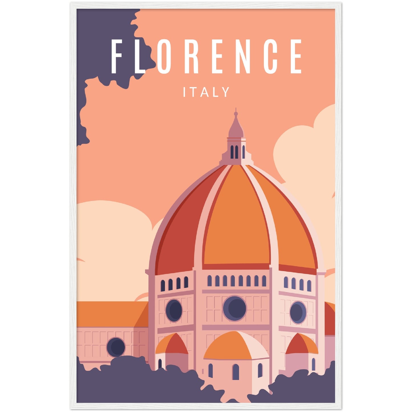 Florence - Duomo Framed Poster