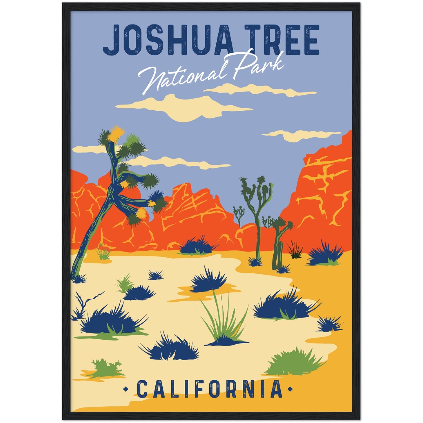 USA - Joshua Tree National Park Framed Poster