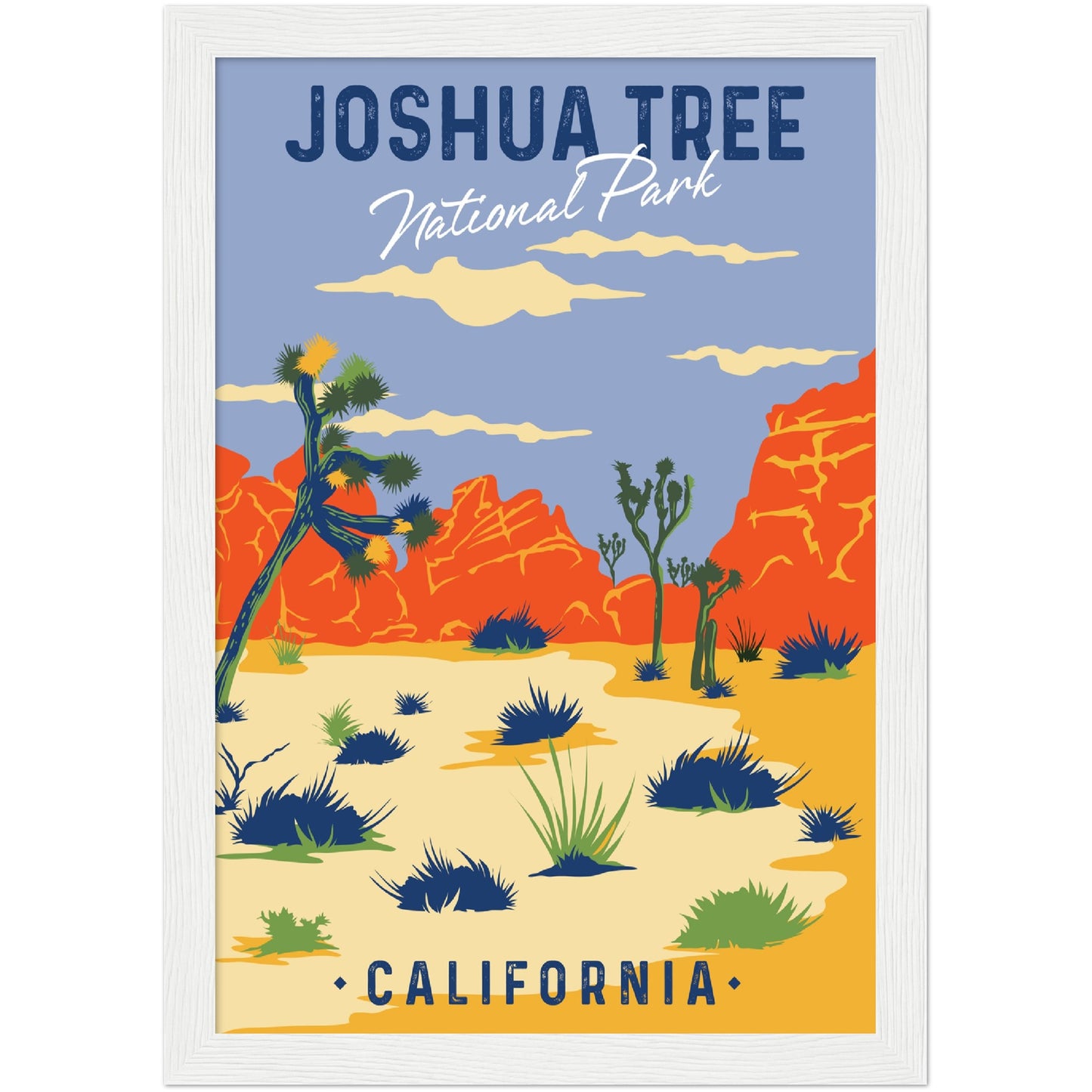 USA - Joshua Tree National Park Framed Poster