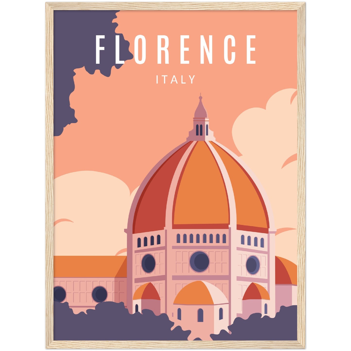 Florence - Duomo Framed Poster