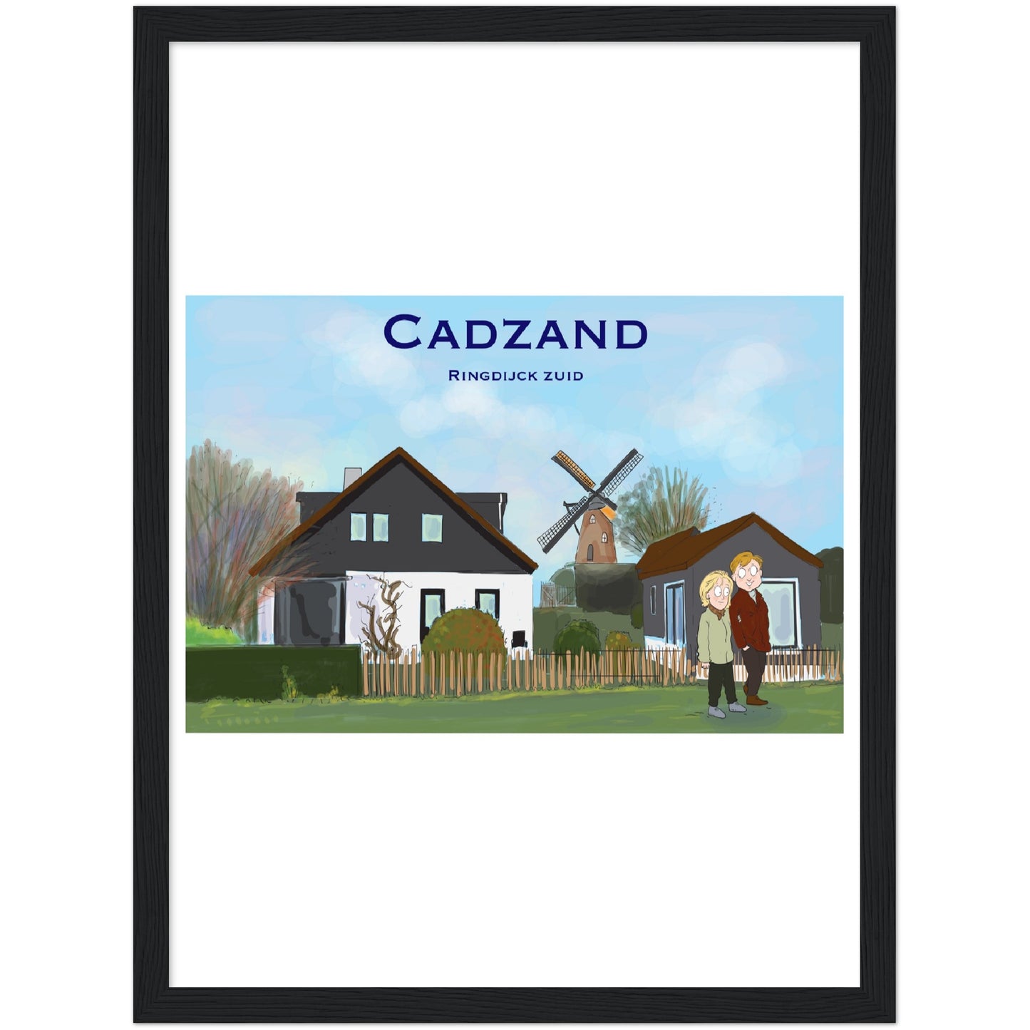 Cadzand Customized Poster ( Framed)