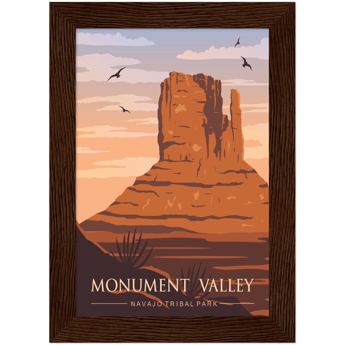 USA - Monument Valley Framed Poster