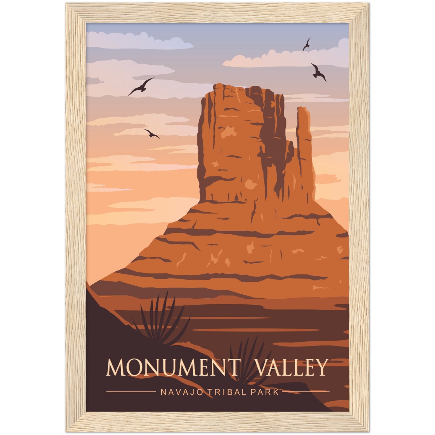 USA - Monument Valley Framed Poster