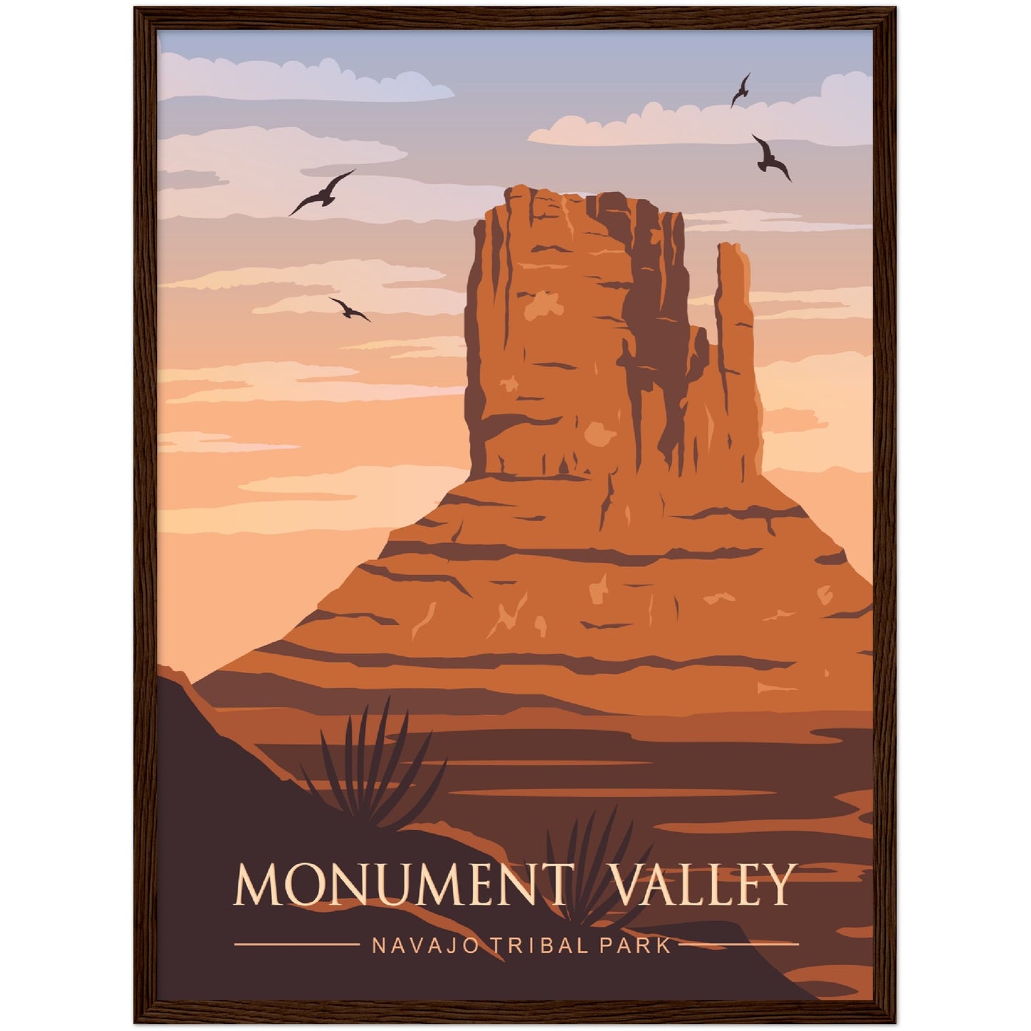 USA - Monument Valley Framed Poster