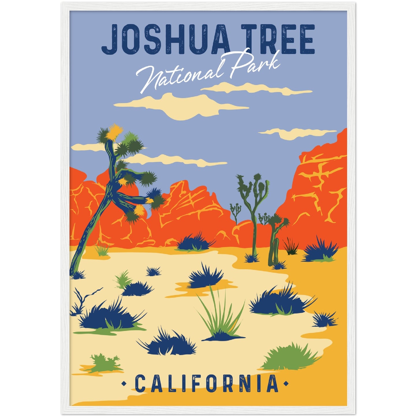 USA - Joshua Tree National Park Framed Poster