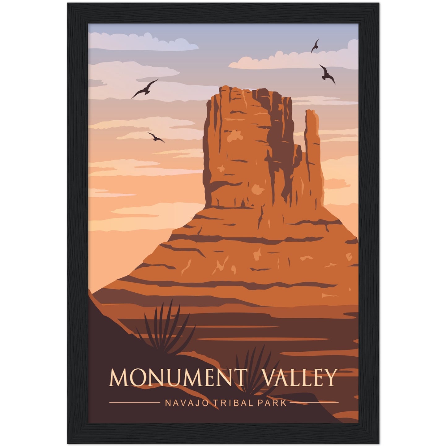 USA - Monument Valley Framed Poster