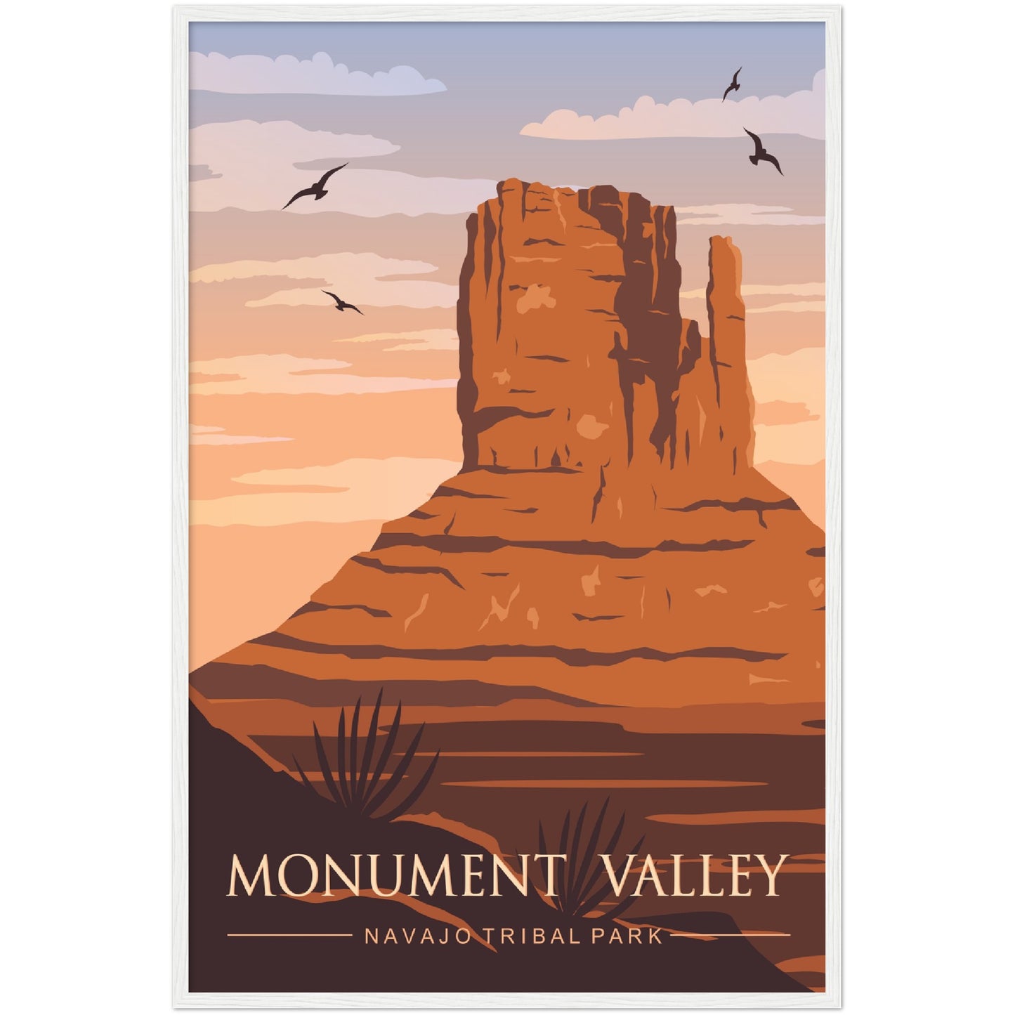 USA - Monument Valley Framed Poster