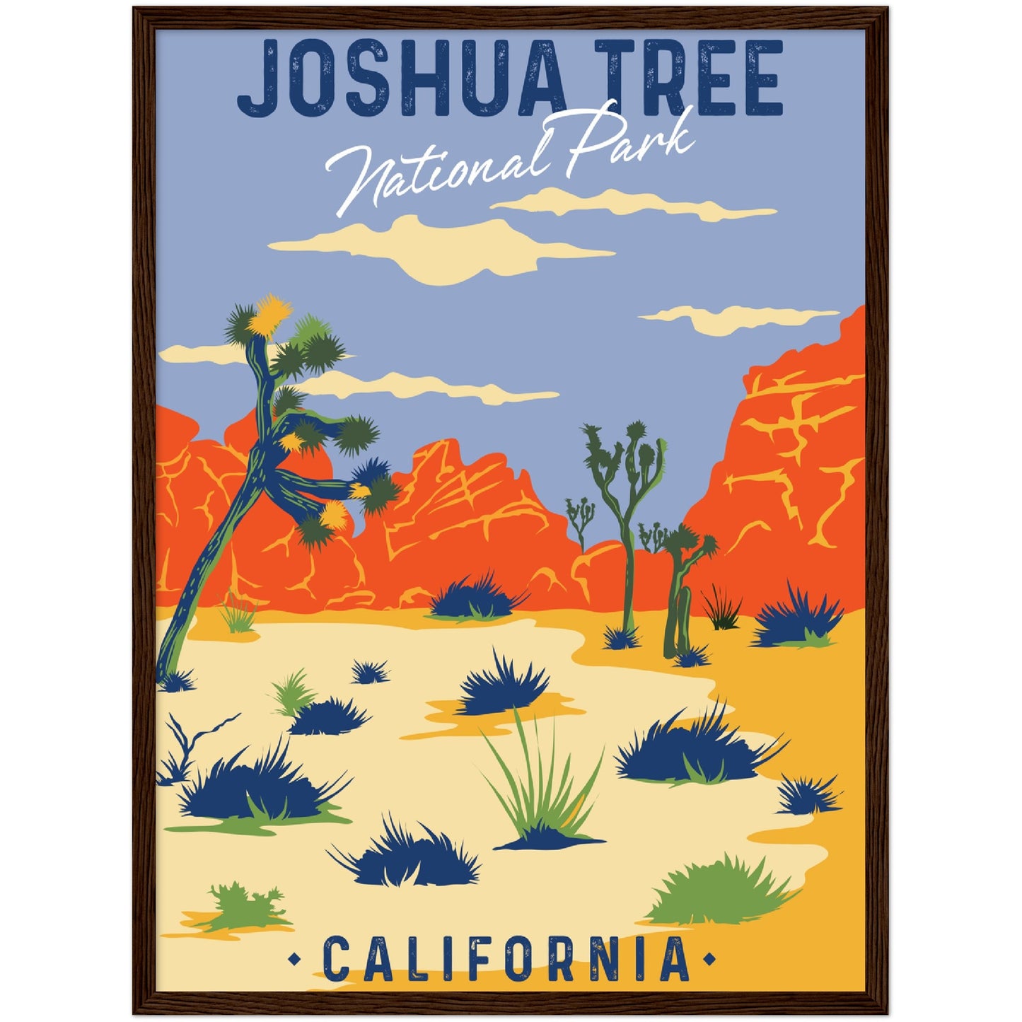 USA - Joshua Tree National Park Framed Poster